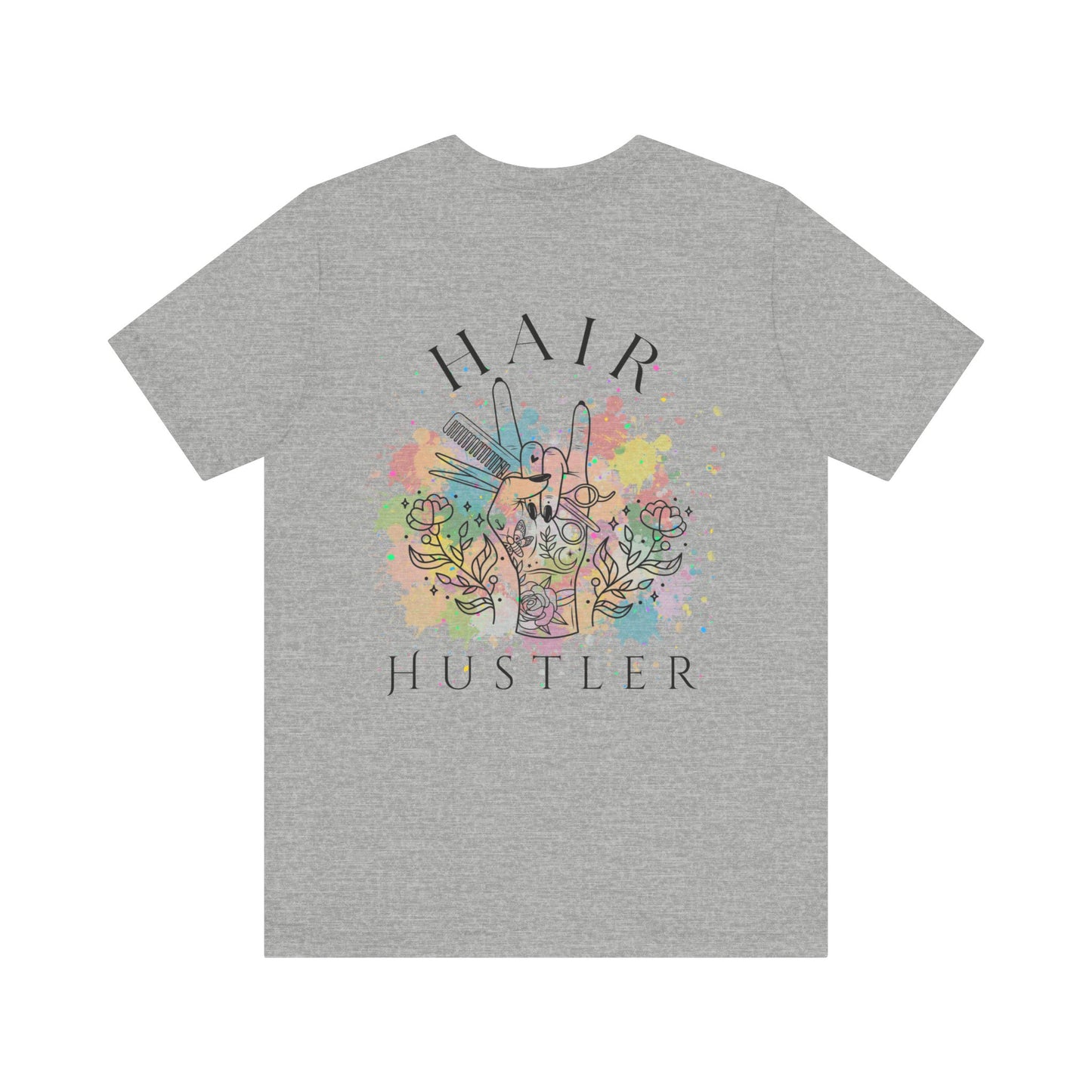 Custom name Hair Hustler Short Sleeve Tee