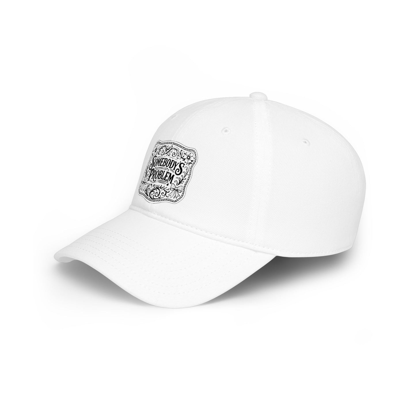 Somebody's Problem Baseball Cap - Vintage Western Embroidered Low Profile Hat