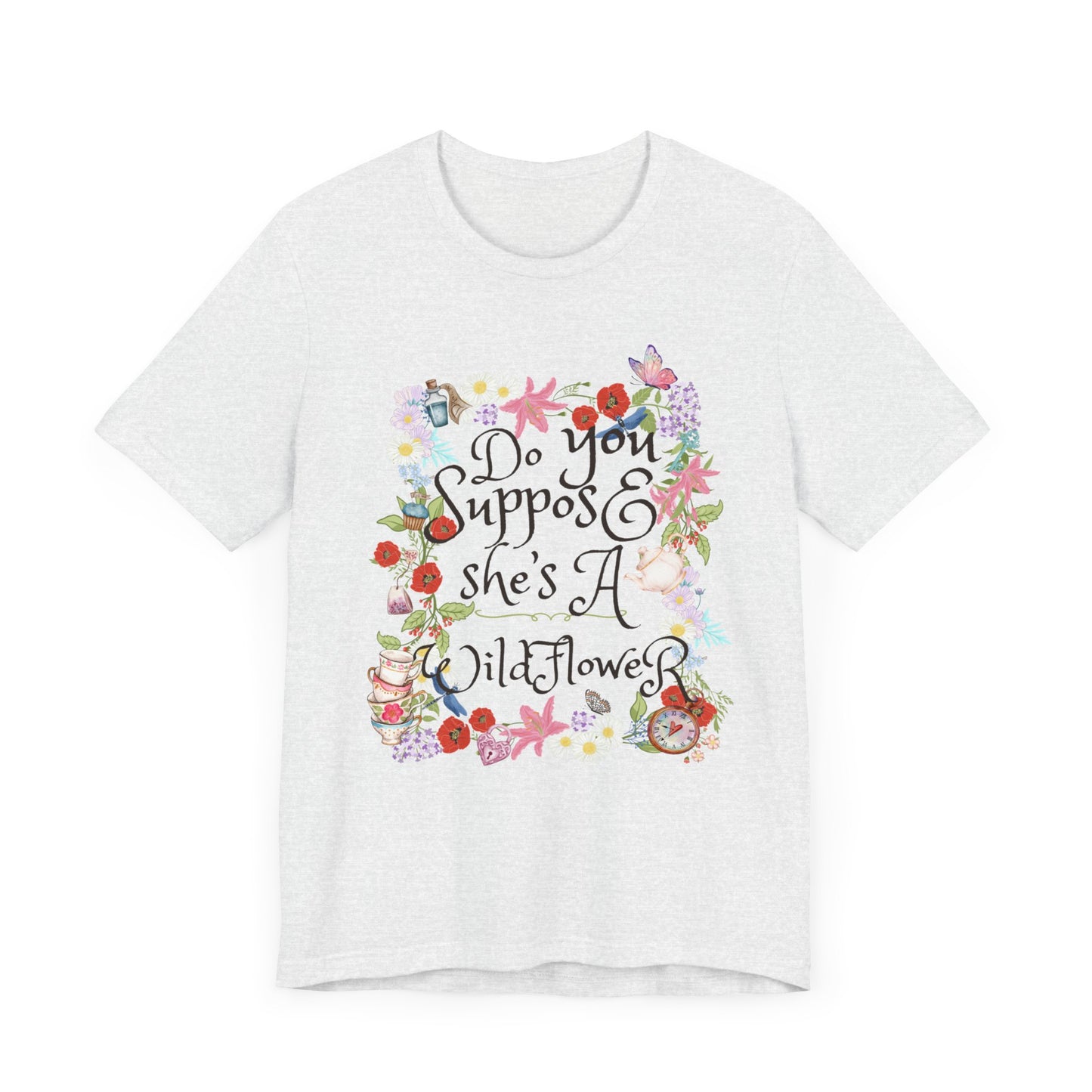 Wild flower Jersey Short Sleeve Tee