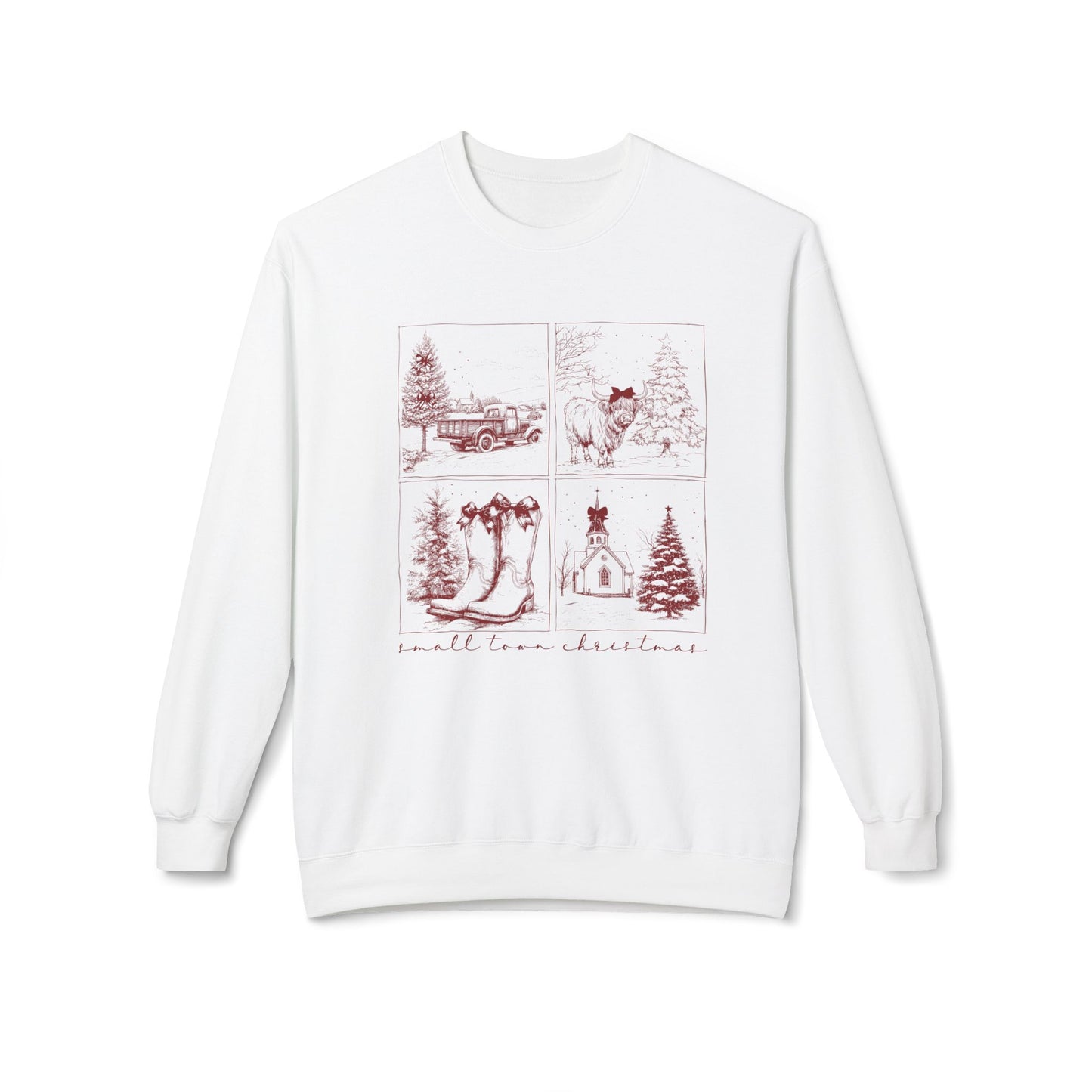 Small town Christmas Crewneck Sweatshirt