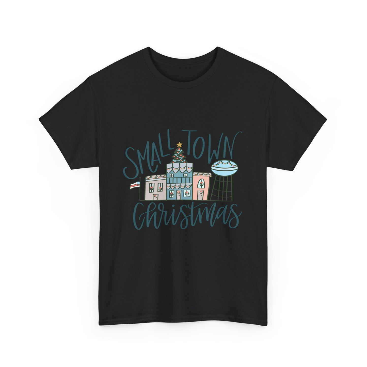 Christmas Unisex Tee - Small Town Holiday Design