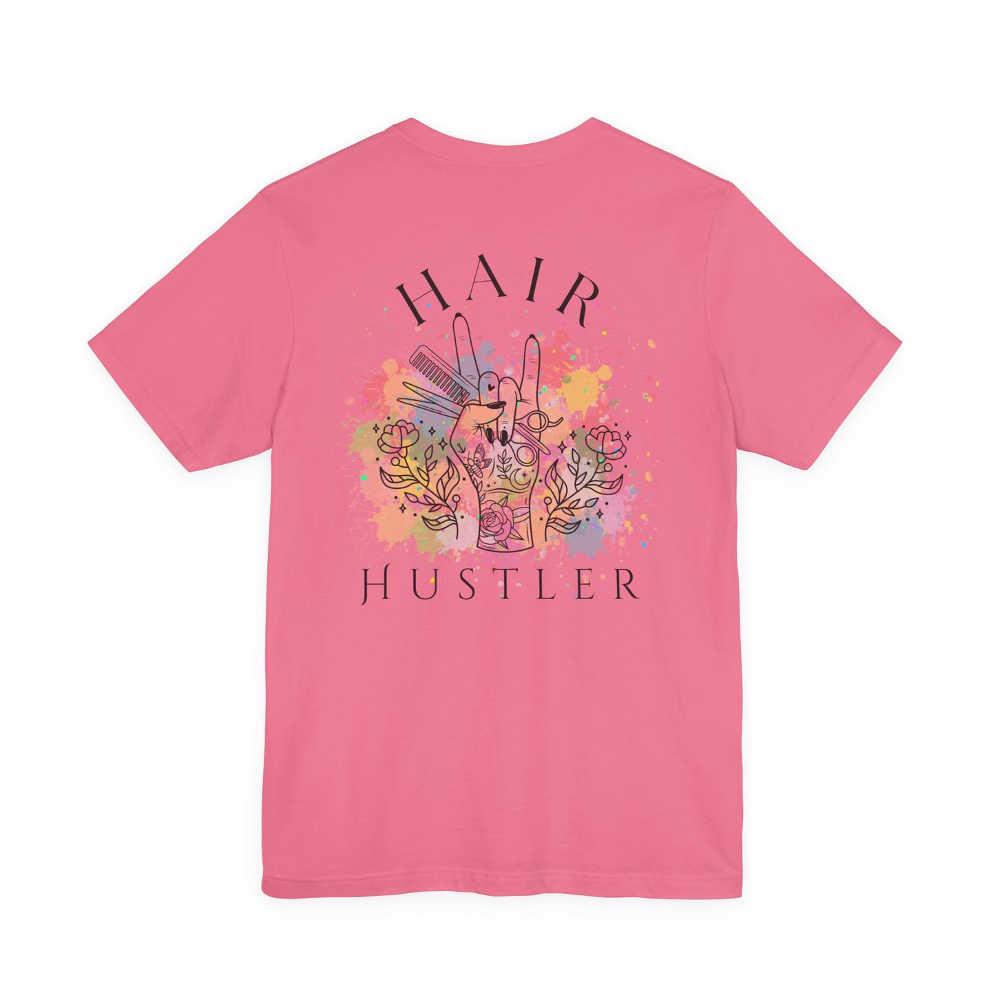 Custom name Hair Hustler Short Sleeve Tee