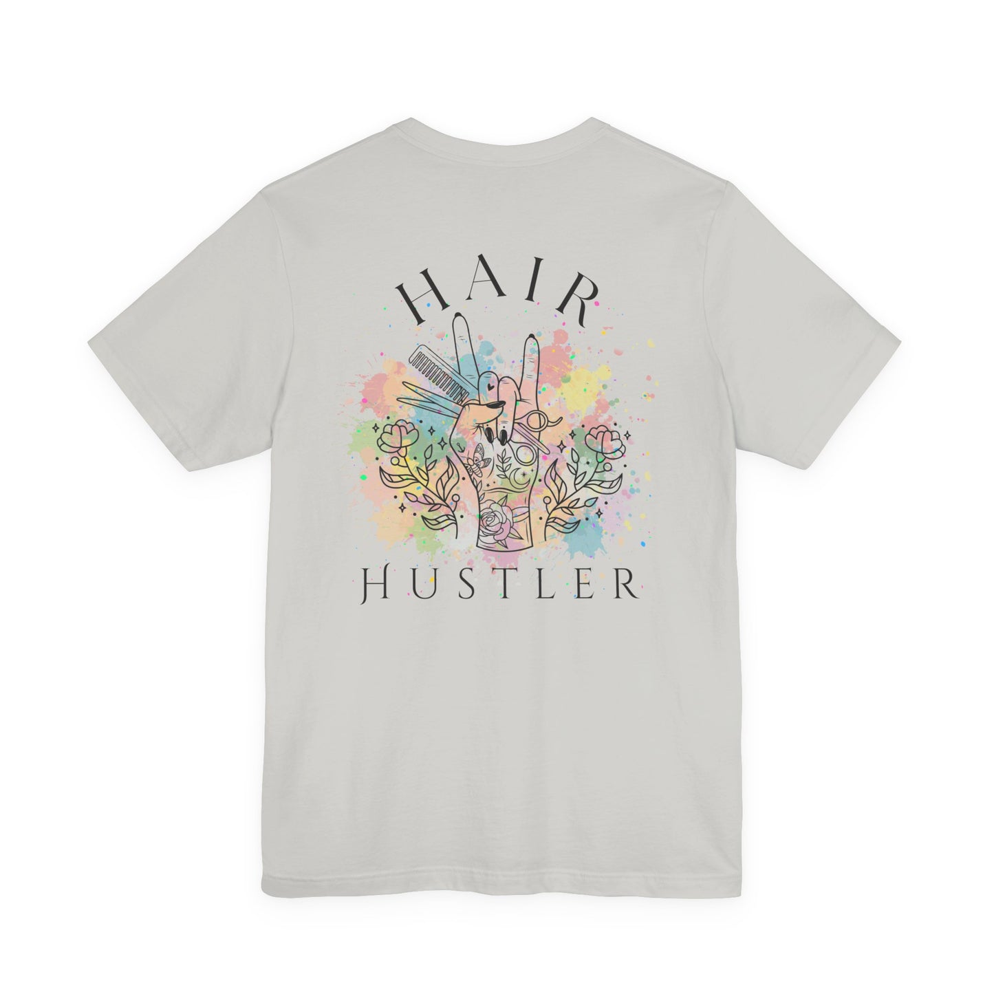 Custom name Hair Hustler Short Sleeve Tee