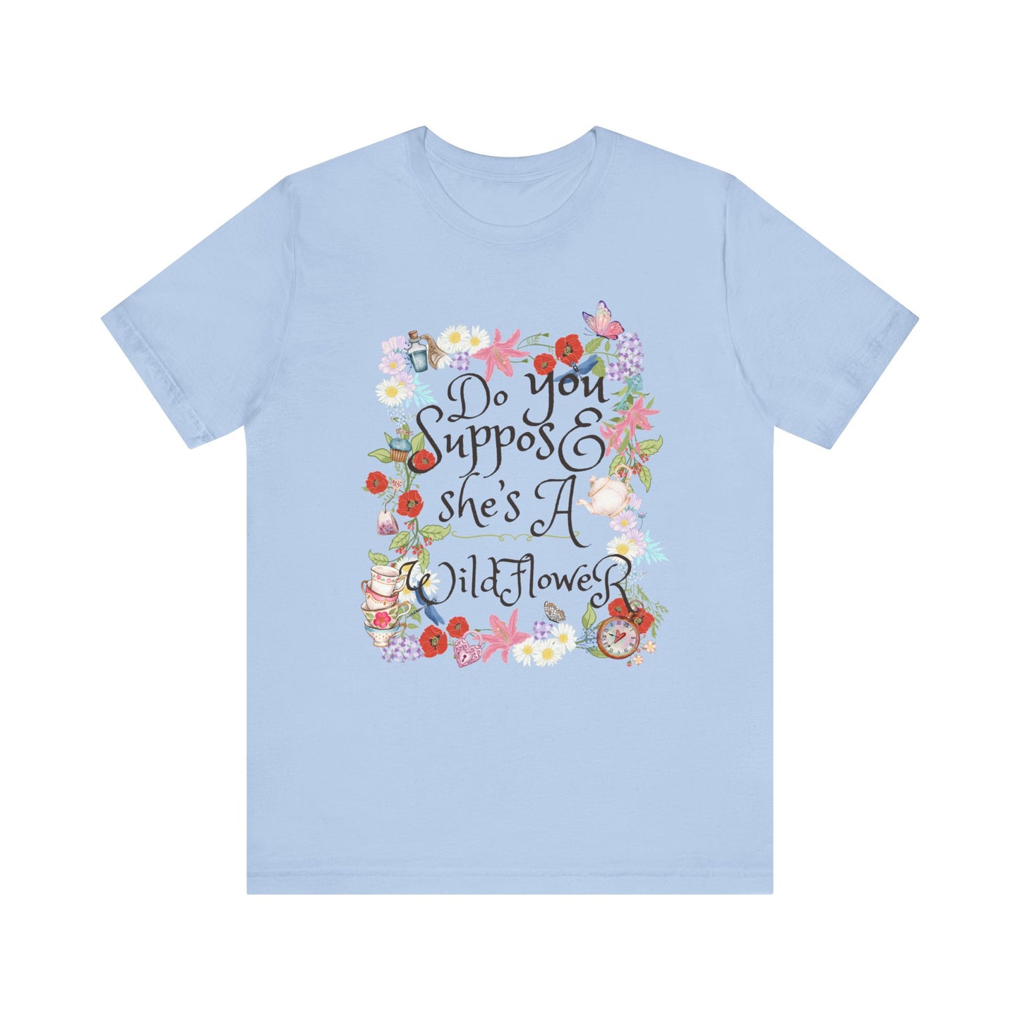 Wild flower Jersey Short Sleeve Tee