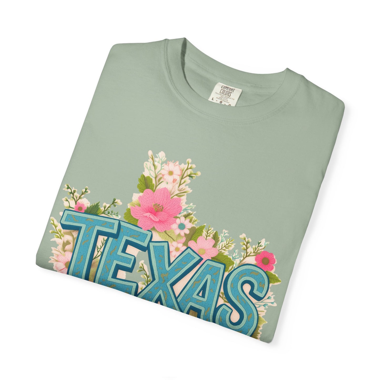 Texas Floral State T-Shirt — Vintage Floral Texas Pride Tee
