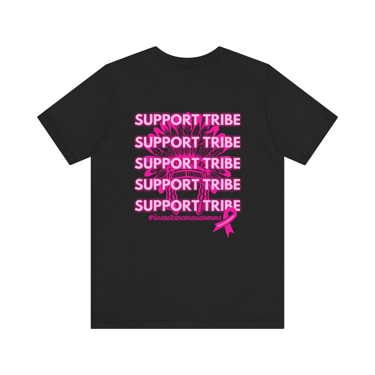 T-Shirt Jim Ned Indians Breast Cancer Awareness Support Tribe Shirt