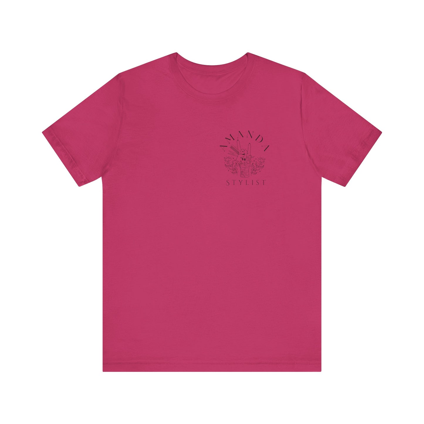 Custom name Hair Hustler Short Sleeve Tee