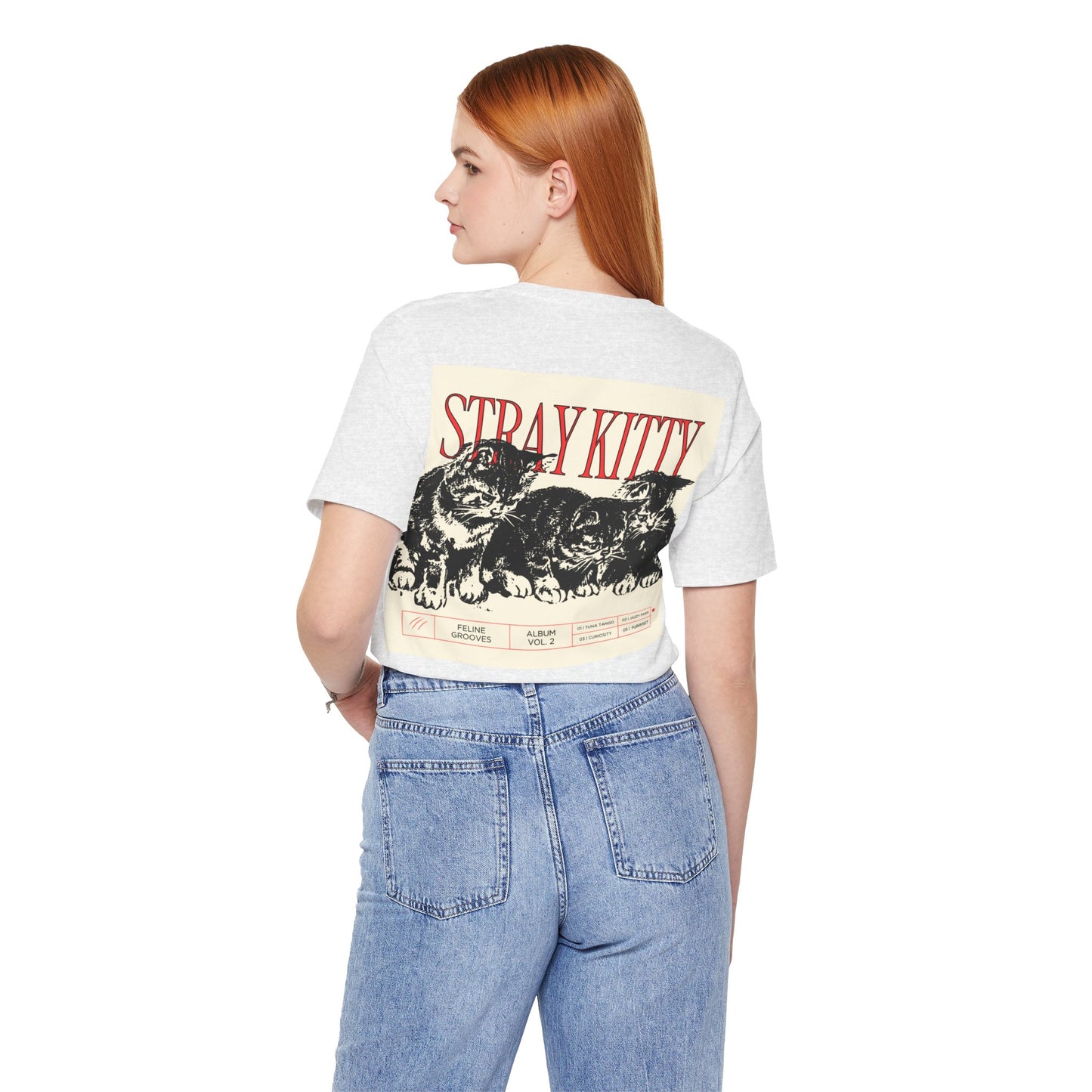 Stray kitty band tee