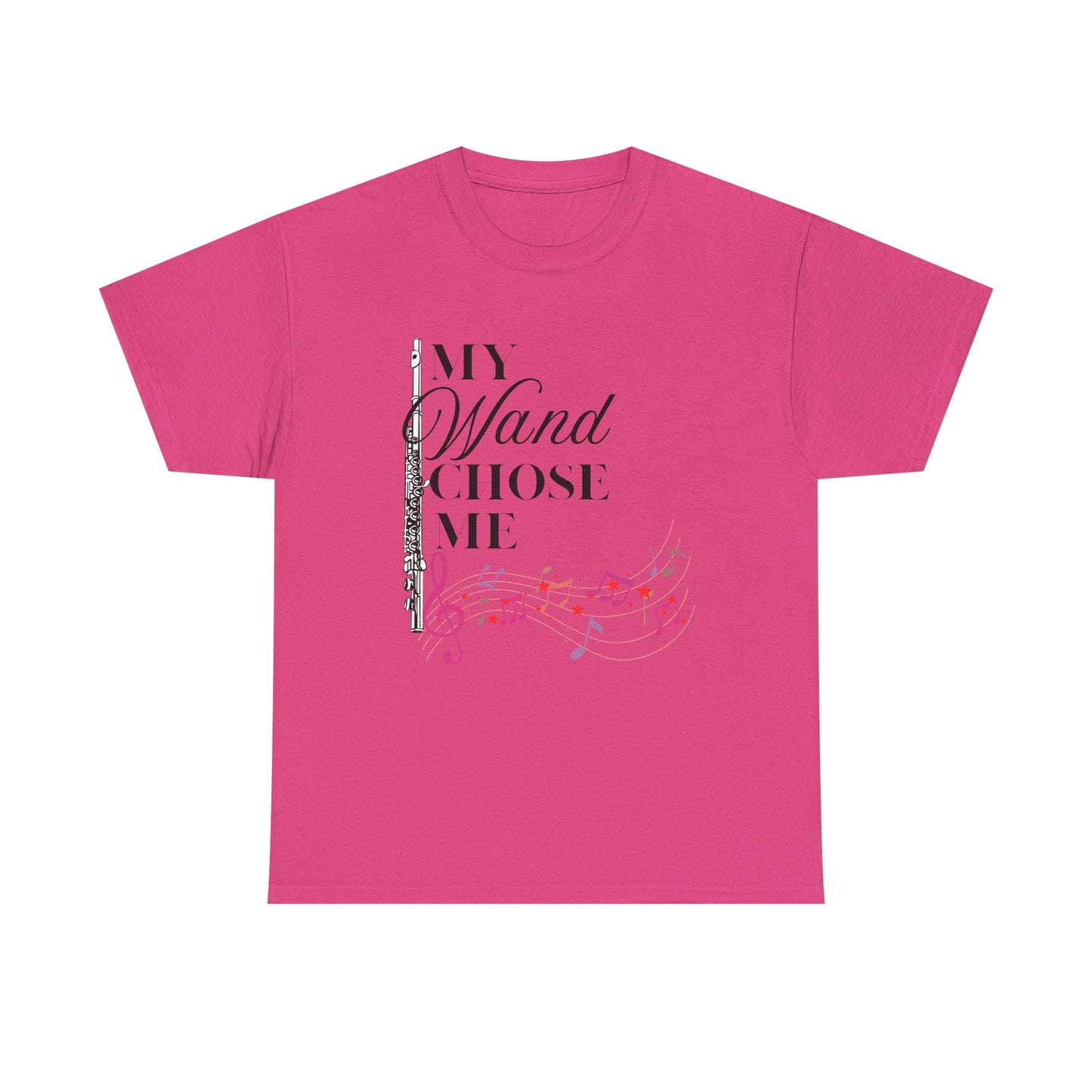 My Wand Chose Me Music Tee - Unisex Heavy Cotton Shirt for Music Lovers