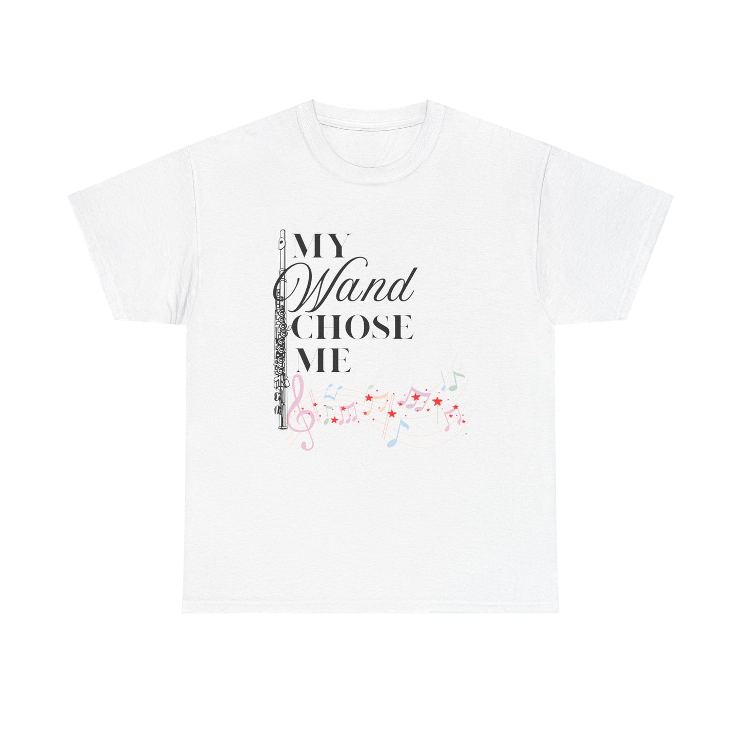 My Wand Chose Me Music Tee - Unisex Heavy Cotton Shirt for Music Lovers