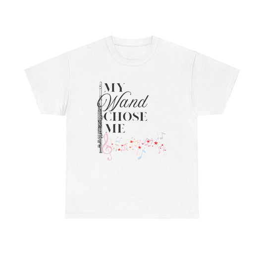 My Wand Chose Me Music Tee - Unisex Heavy Cotton Shirt for Music Lovers