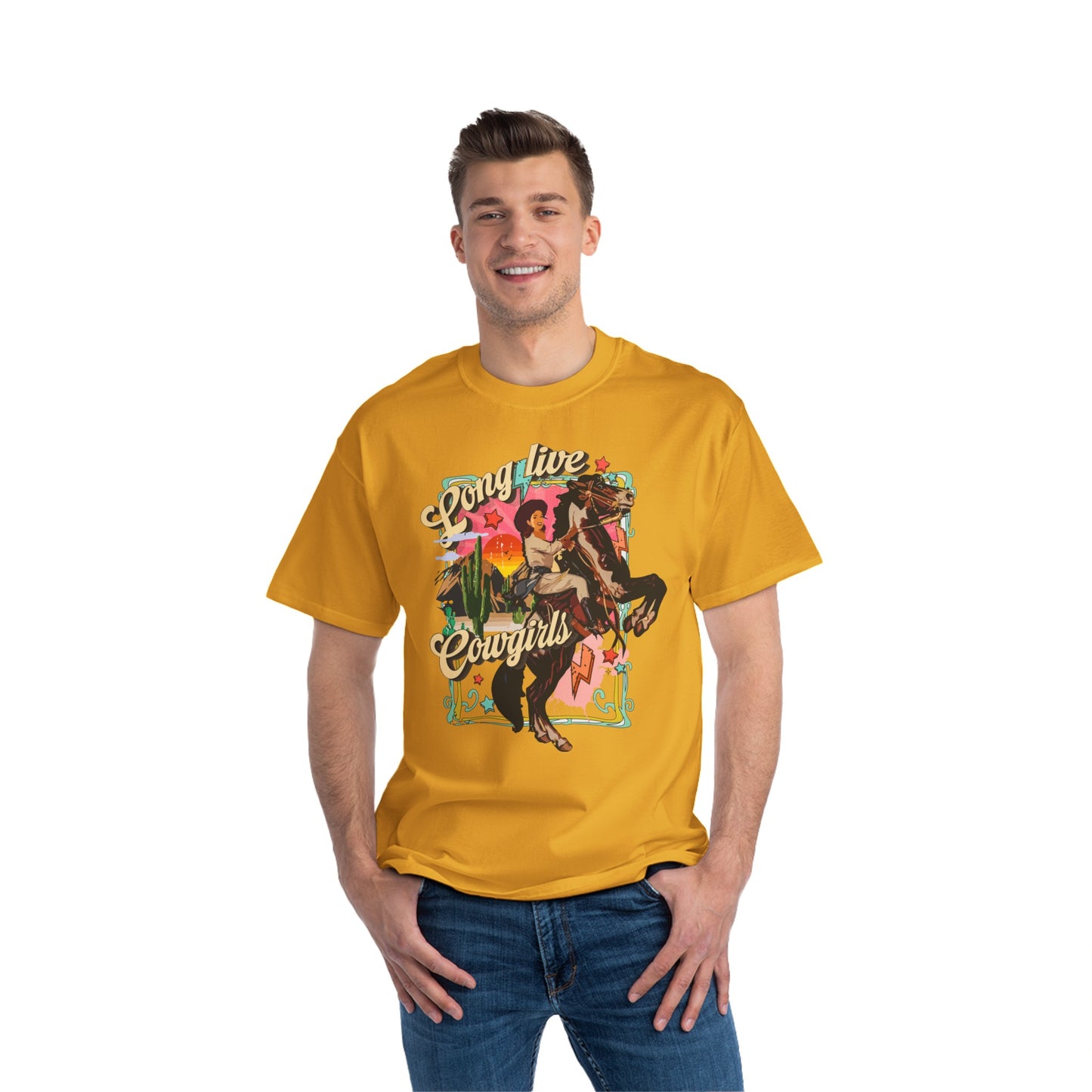 Long live cowgirls! Beefy-T®  Short-Sleeve T-Shirt