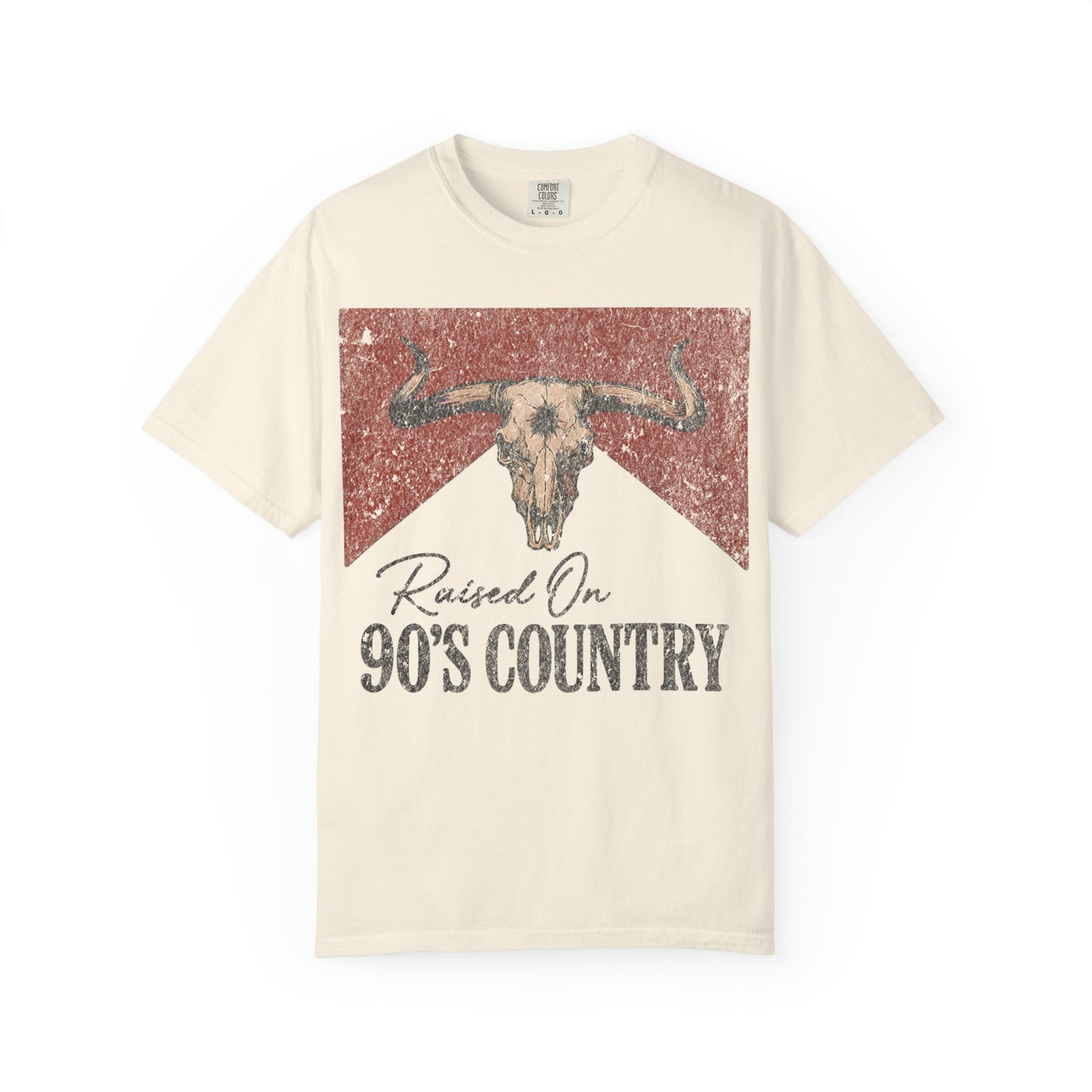 Raised On 90's Country T-Shirt — Vintage Longhorn Graphic Tee