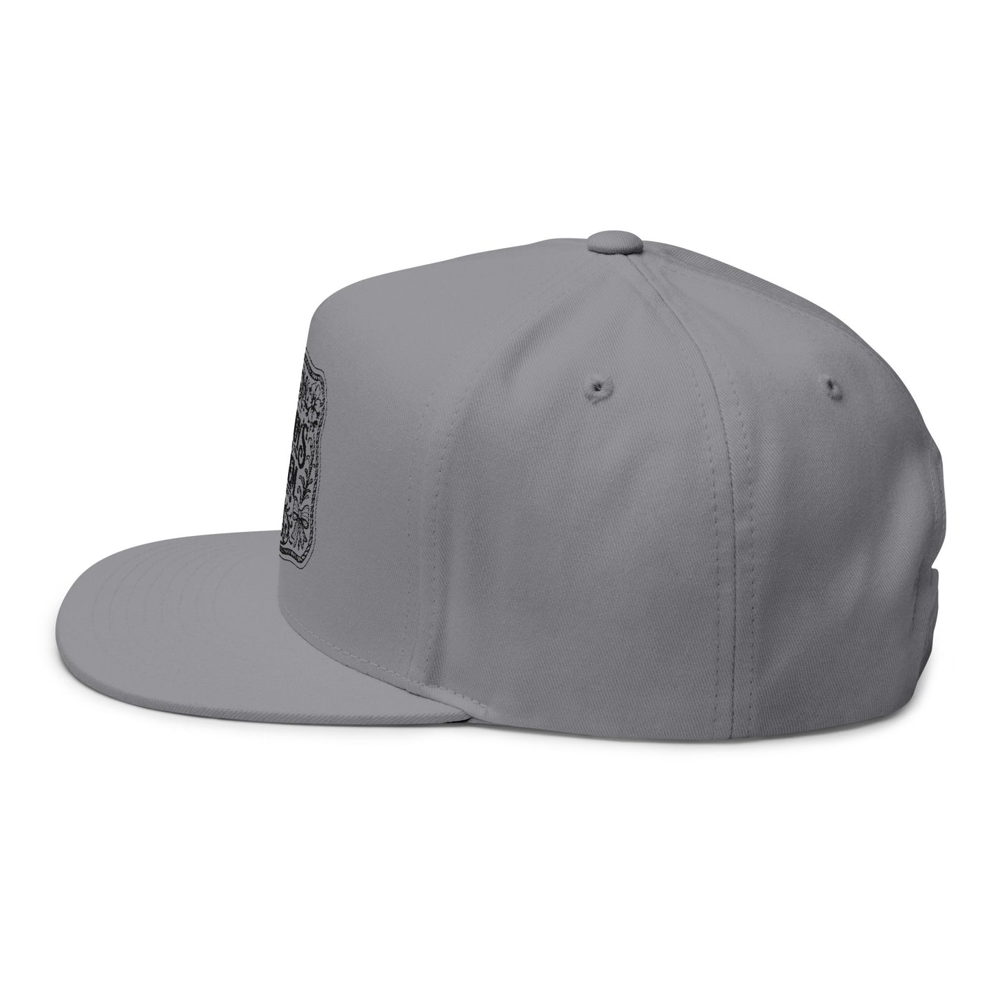 Somebody's Problem Embroidered Flat Bill Cap — Vintage Western Statement Hat