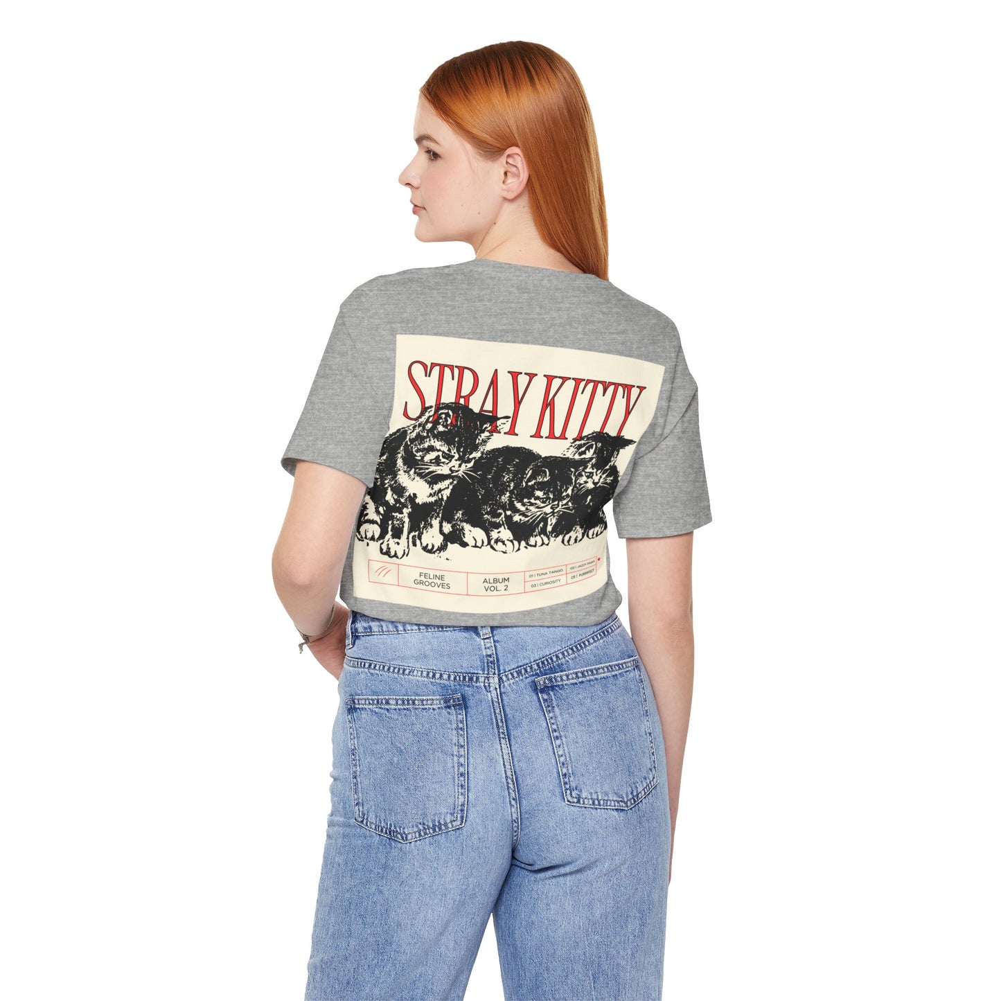 Stray kitty band tee