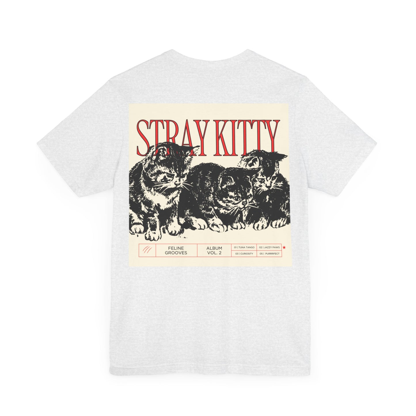 Stray kitty band tee