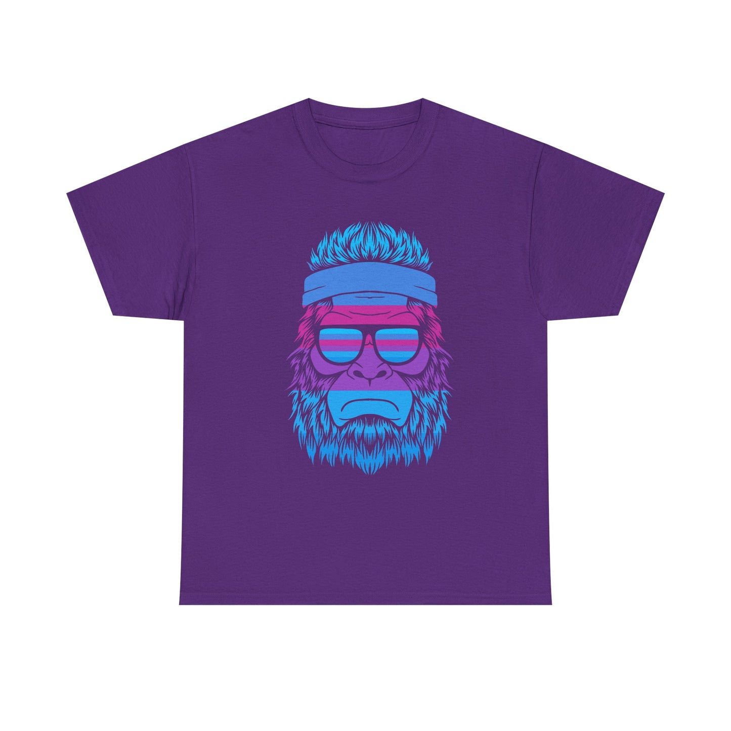 Chill Vibes big foot Tee - Unisex Heavy Cotton Shirt with Retro Design