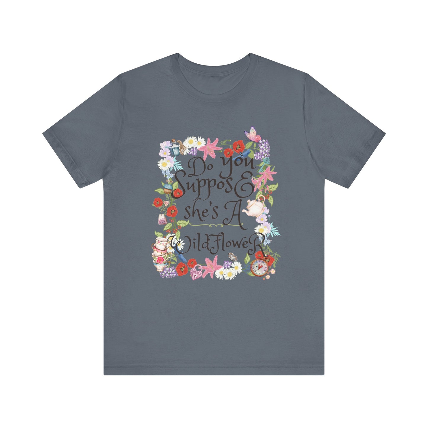 Wild flower Jersey Short Sleeve Tee