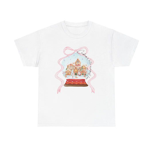 Christmas Small Town Gingerbread Tee