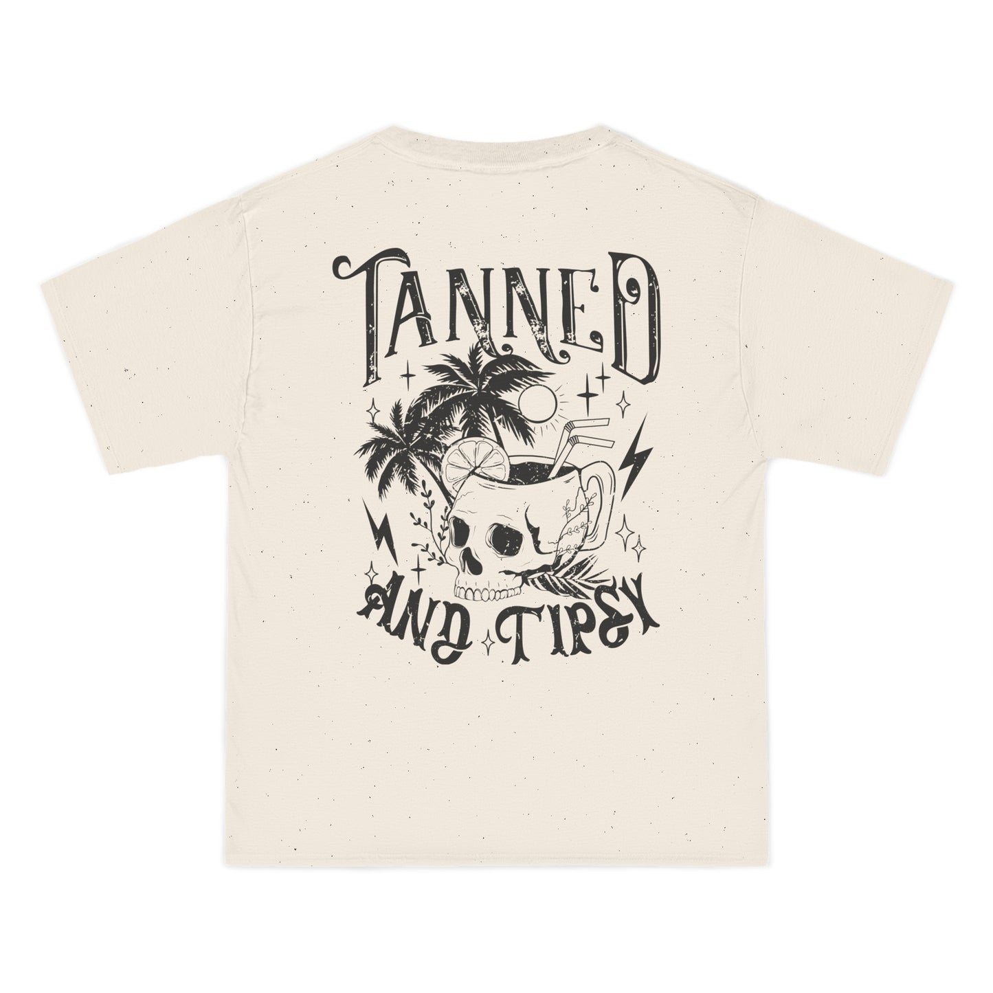 Tanned and Tipsy (black) Beefy-T®  Short-Sleeve T-Shirt