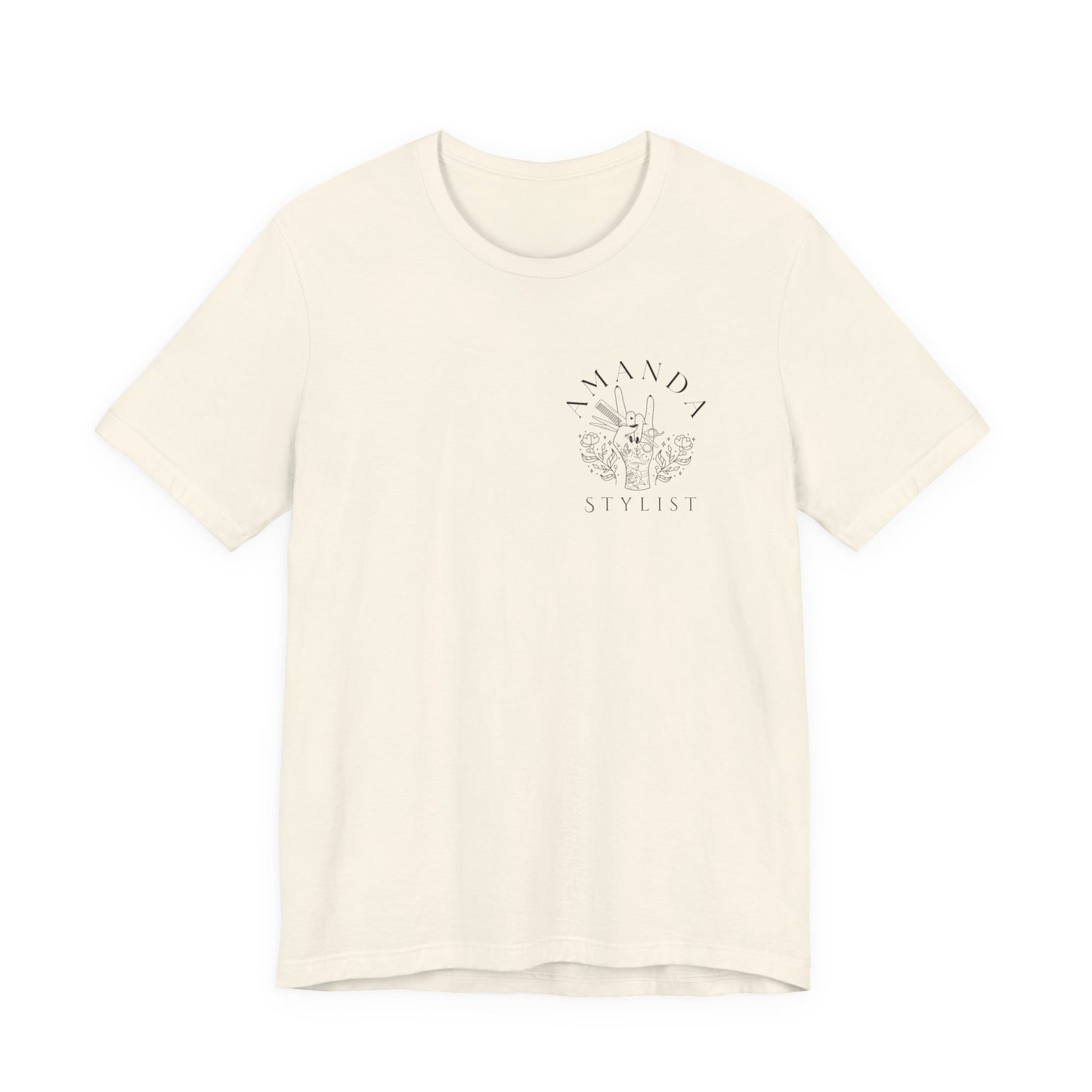 Custom name Hair Hustler Short Sleeve Tee