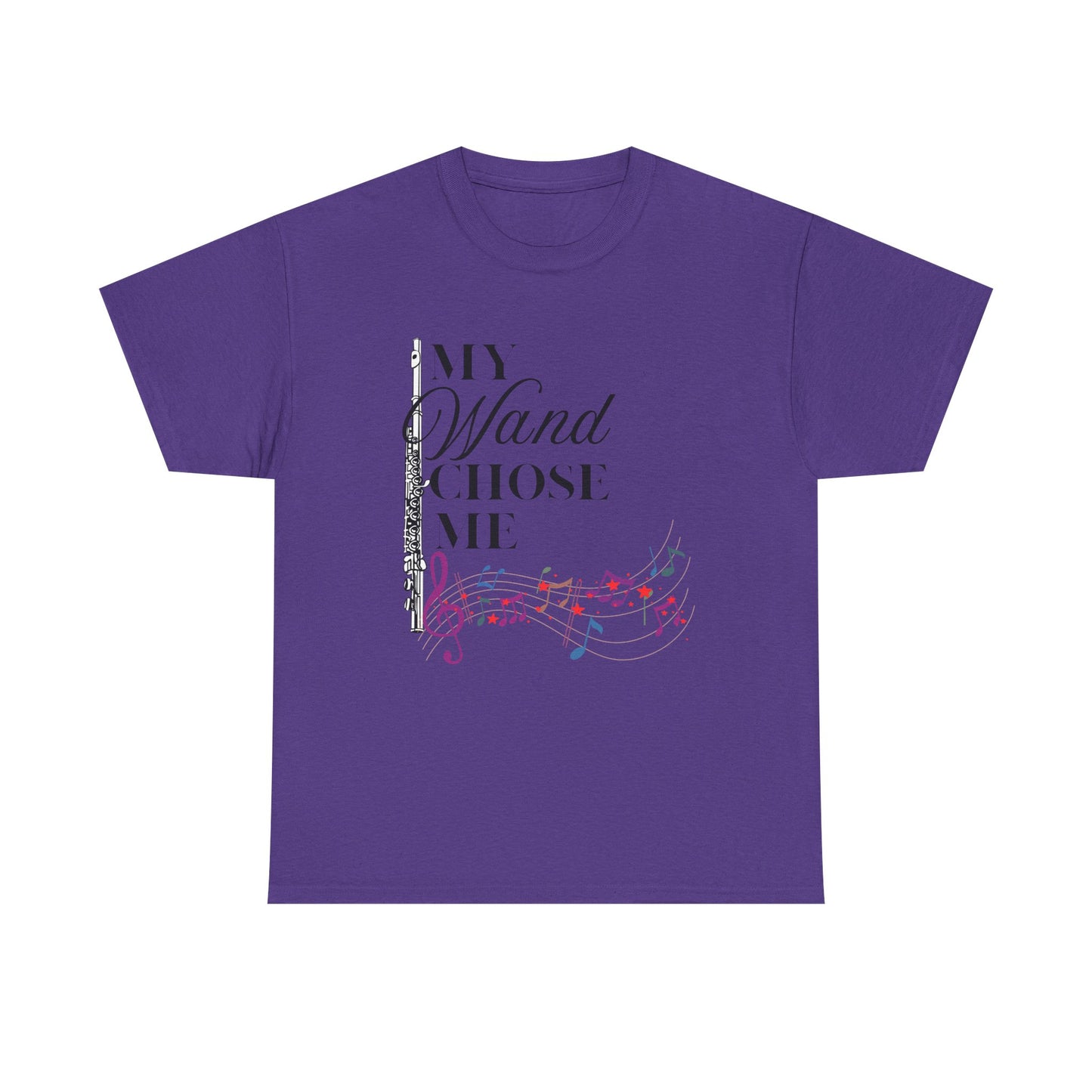 My Wand Chose Me Music Tee - Unisex Heavy Cotton Shirt for Music Lovers