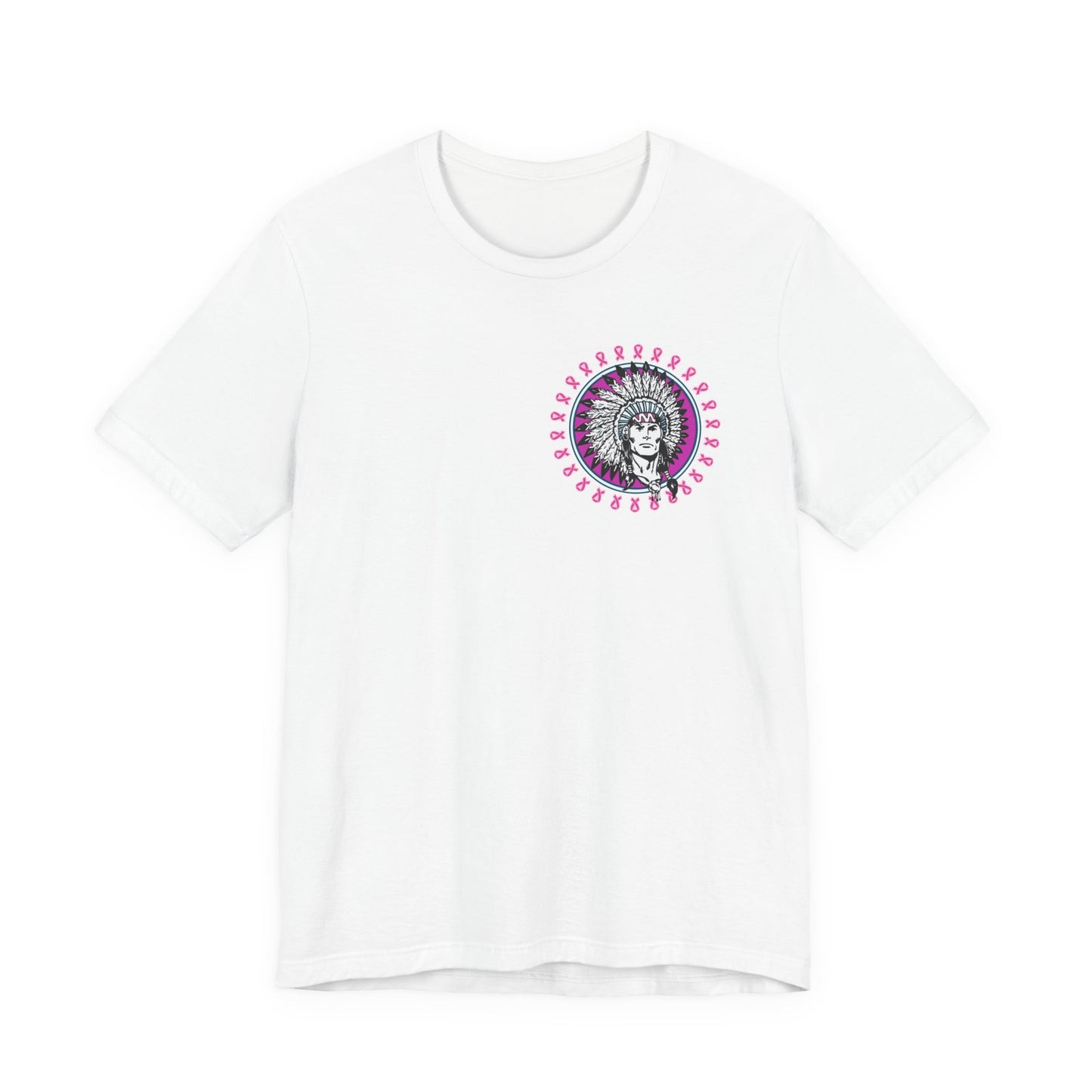 T-Shirt Jim Ned Indians Breast Cancer Awareness Support Tribe Shirt