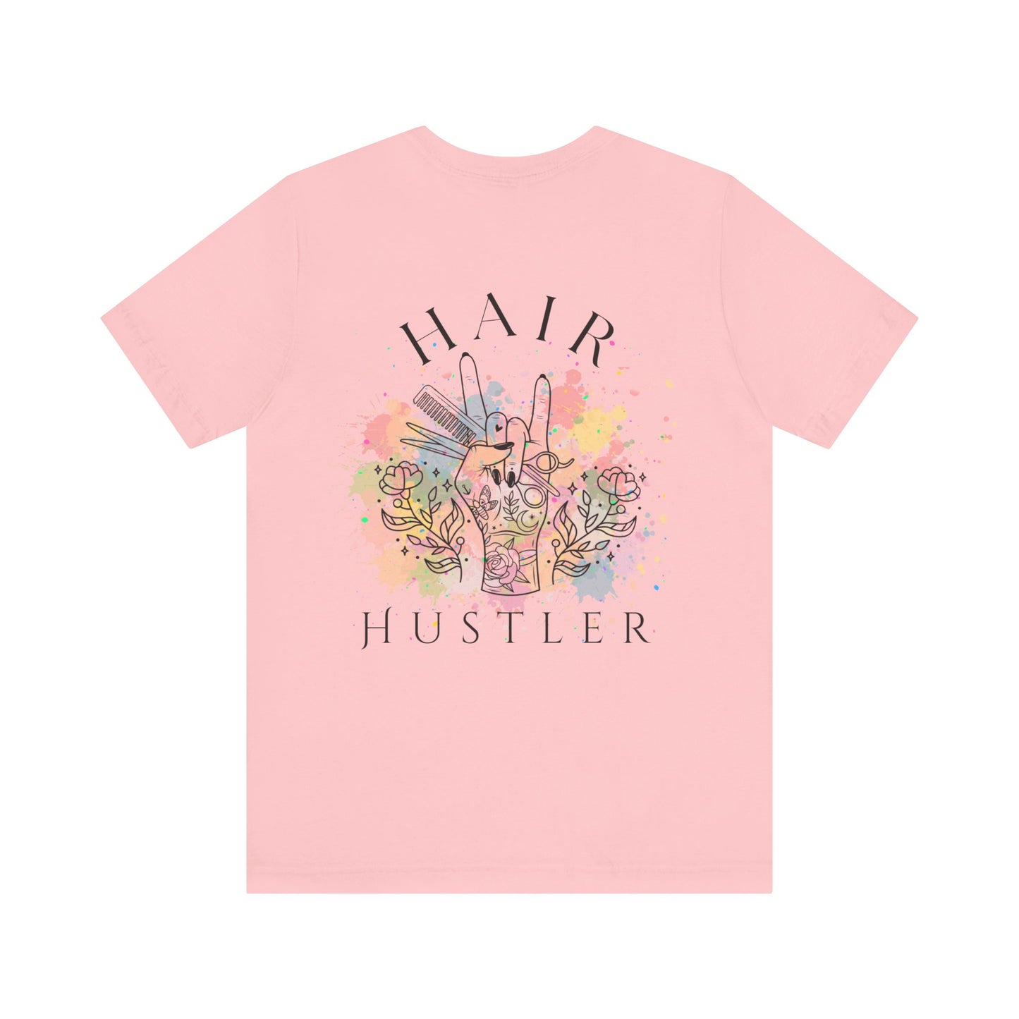 Custom name Hair Hustler Short Sleeve Tee