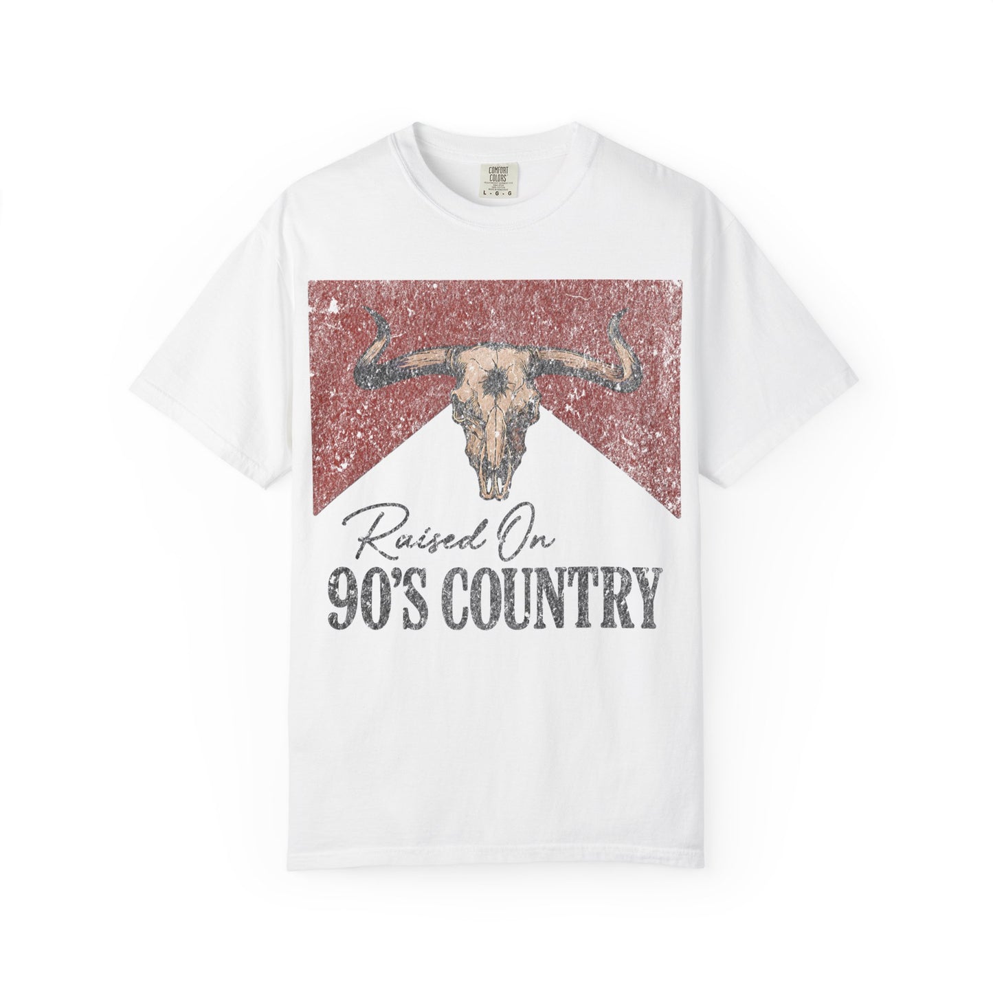 Raised On 90's Country T-Shirt — Vintage Longhorn Graphic Tee