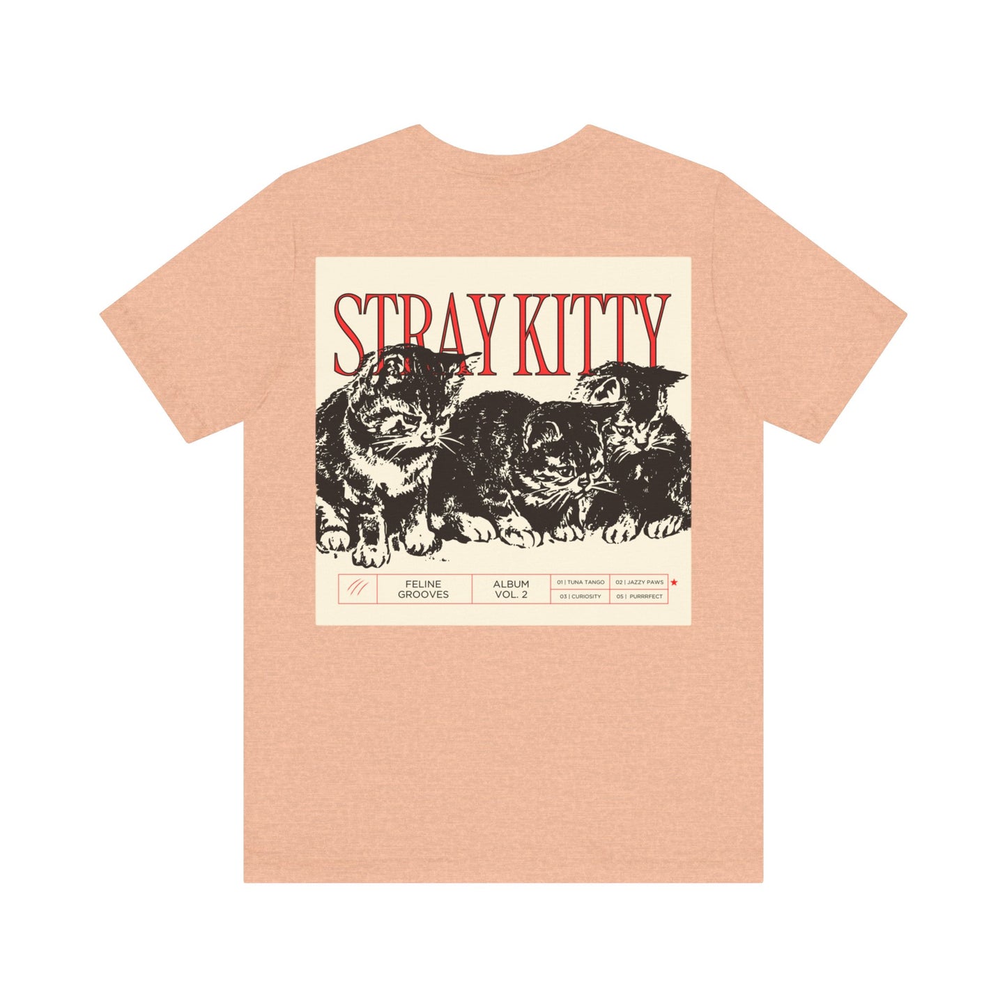 Stray kitty band tee