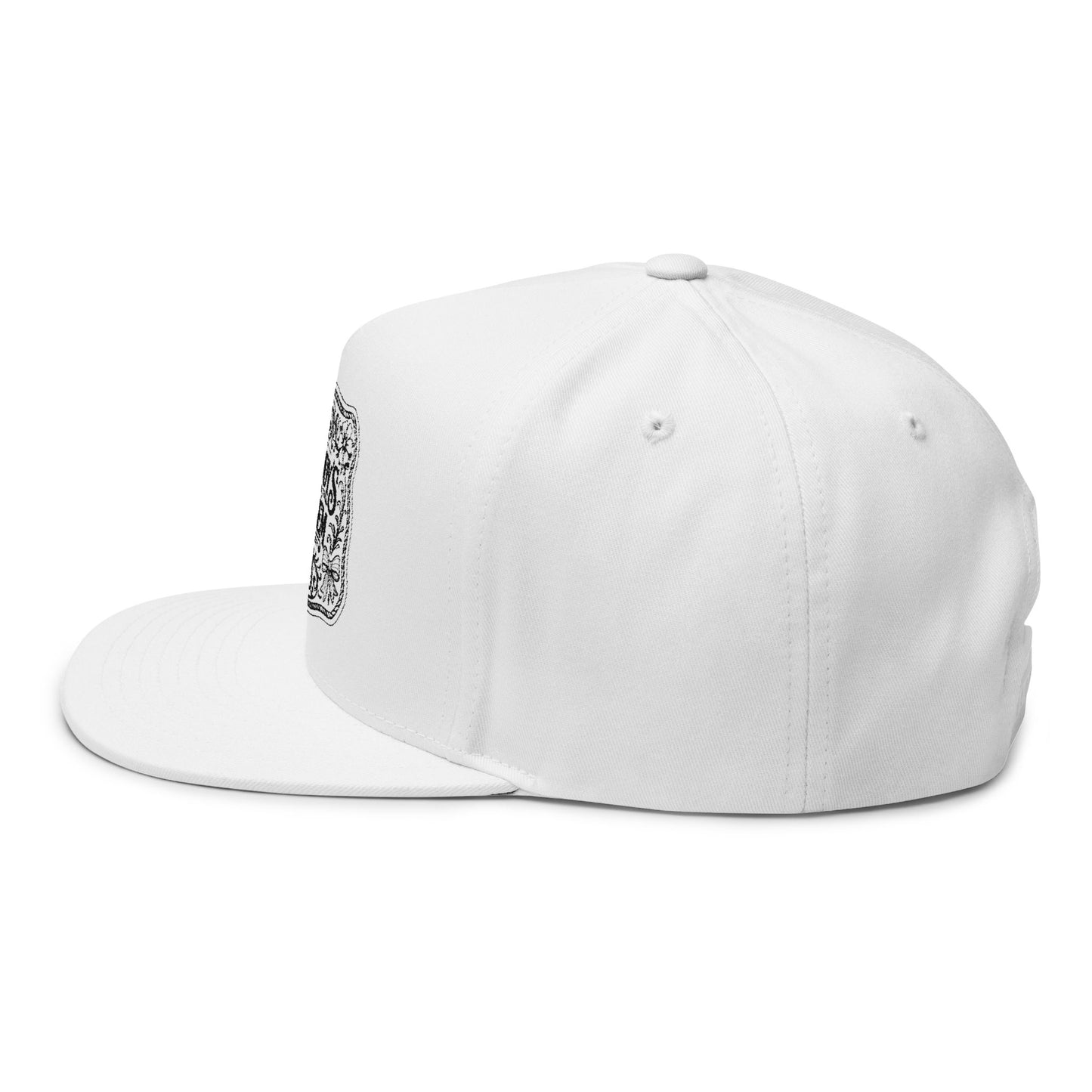 Somebody's Problem Embroidered Flat Bill Cap — Vintage Western Statement Hat