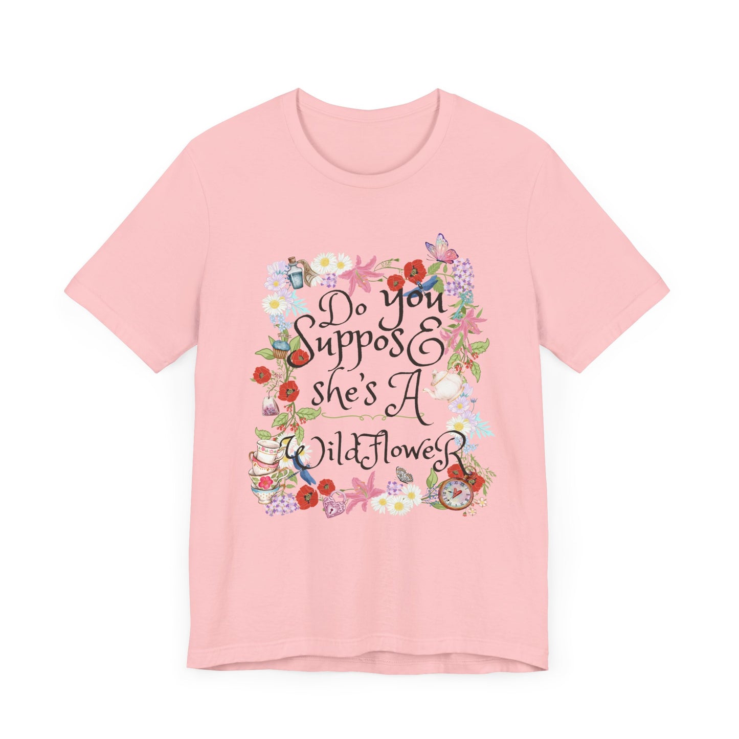 Wild flower Jersey Short Sleeve Tee