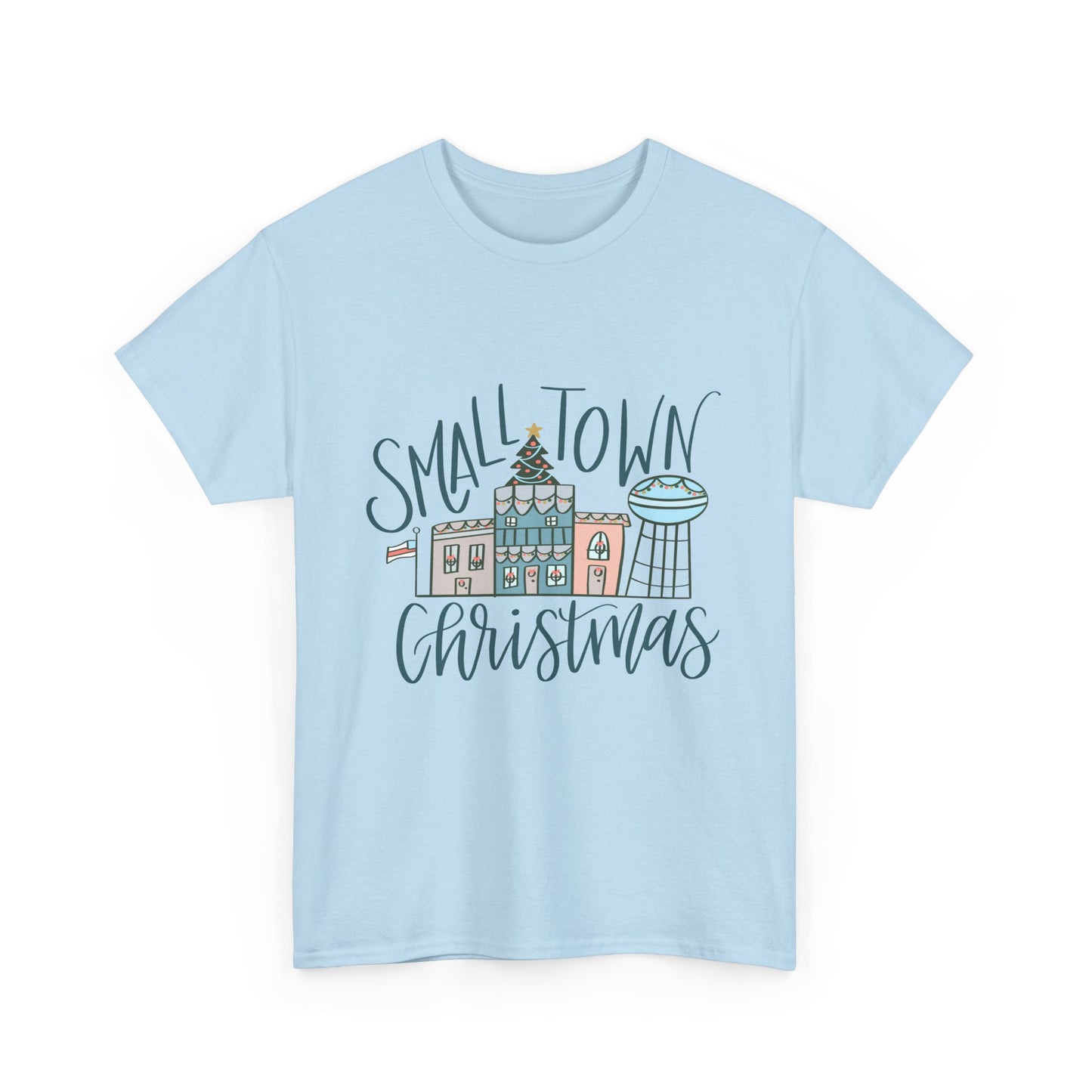 Christmas Unisex Tee - Small Town Holiday Design