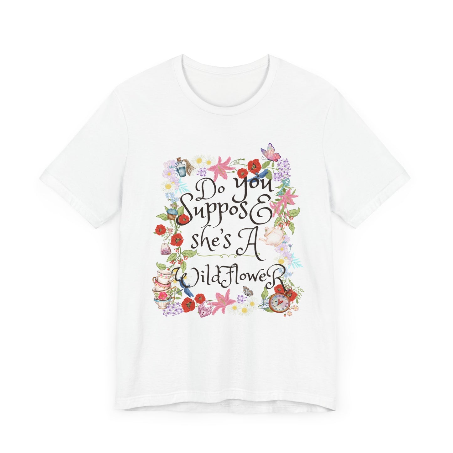 Wild flower Jersey Short Sleeve Tee