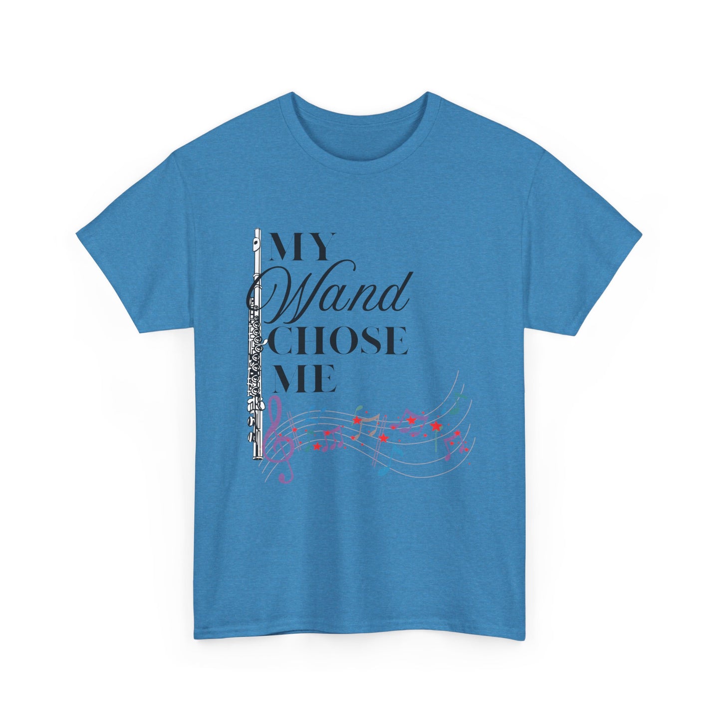 My Wand Chose Me Music Tee - Unisex Heavy Cotton Shirt for Music Lovers