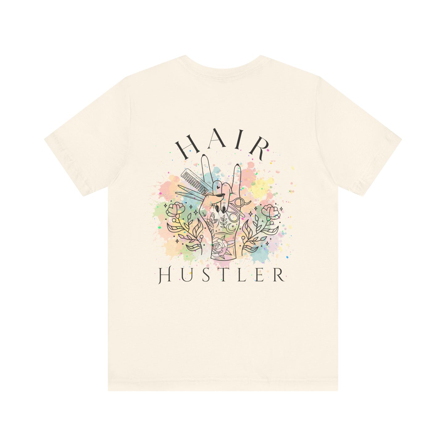 Custom name Hair Hustler Short Sleeve Tee