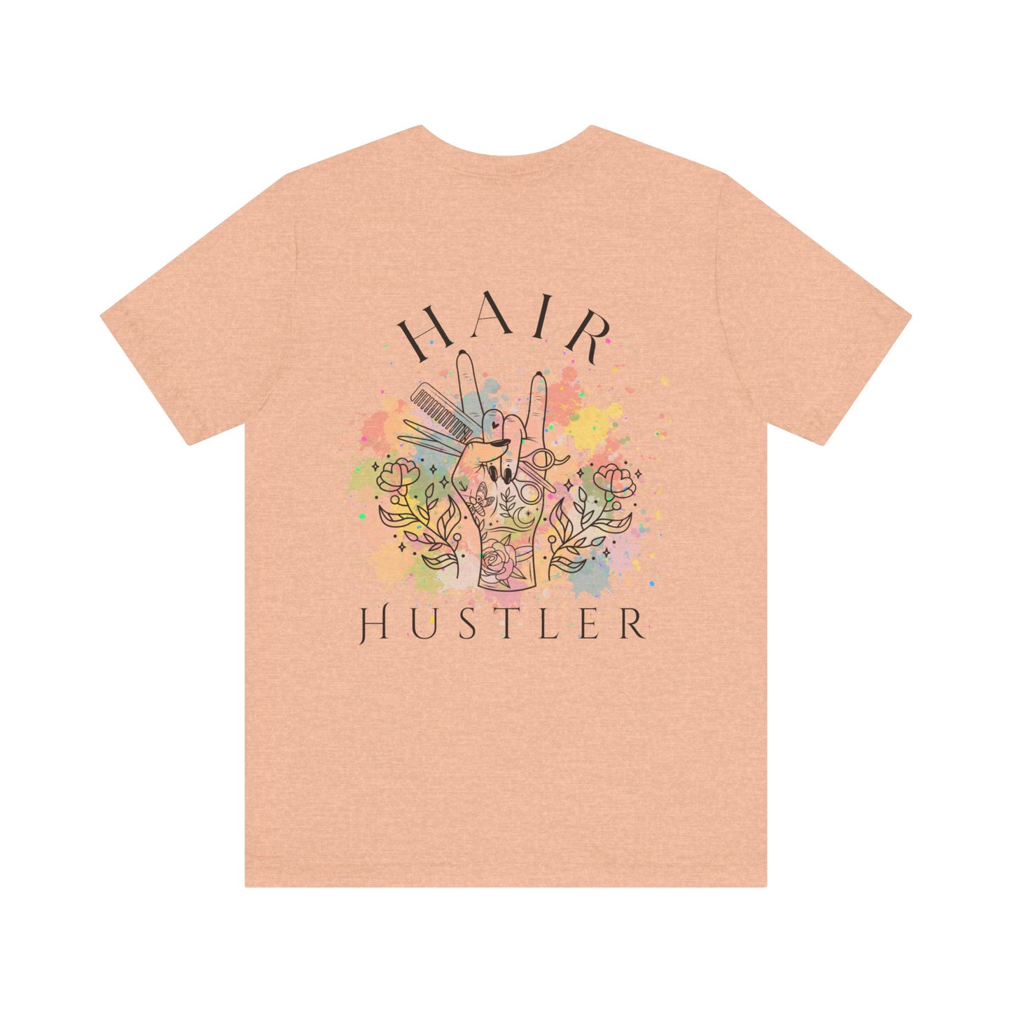 Custom name Hair Hustler Short Sleeve Tee