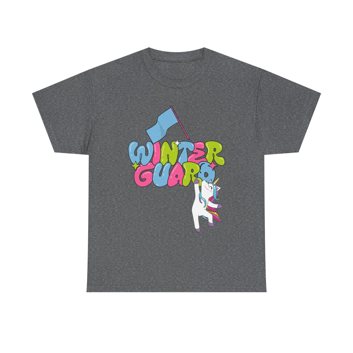 Winter Guard Unicorn T-Shirt - Unisex Heavy Cotton Tee