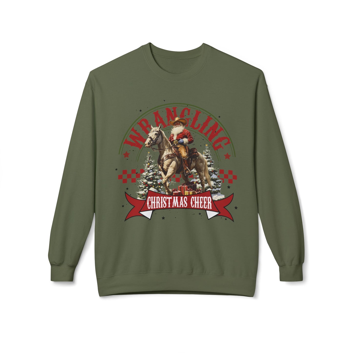 Christmas Santa Western Sweatshirt