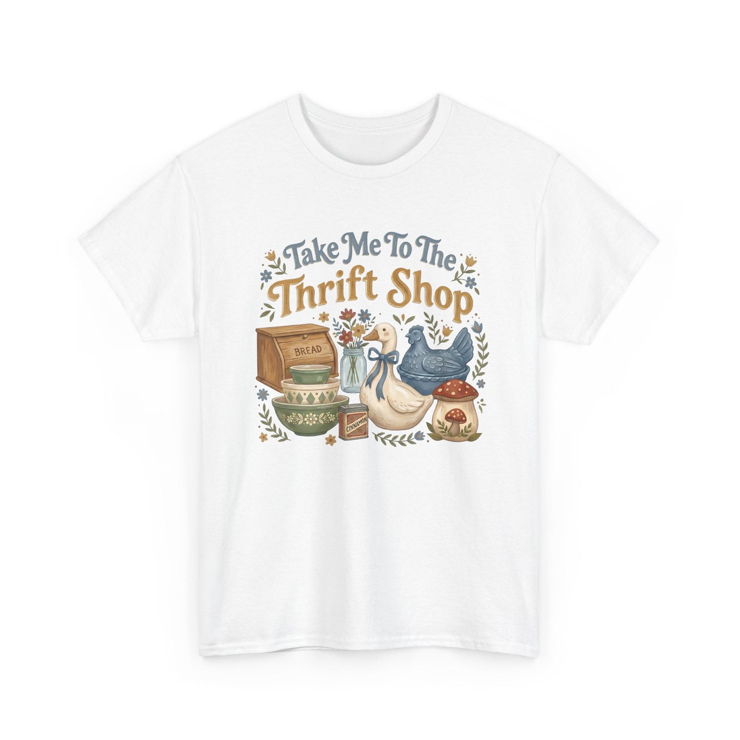 Take Me To The Thrift Shop T-Shirt — Vintage Thrift Shopping Graphic Tee