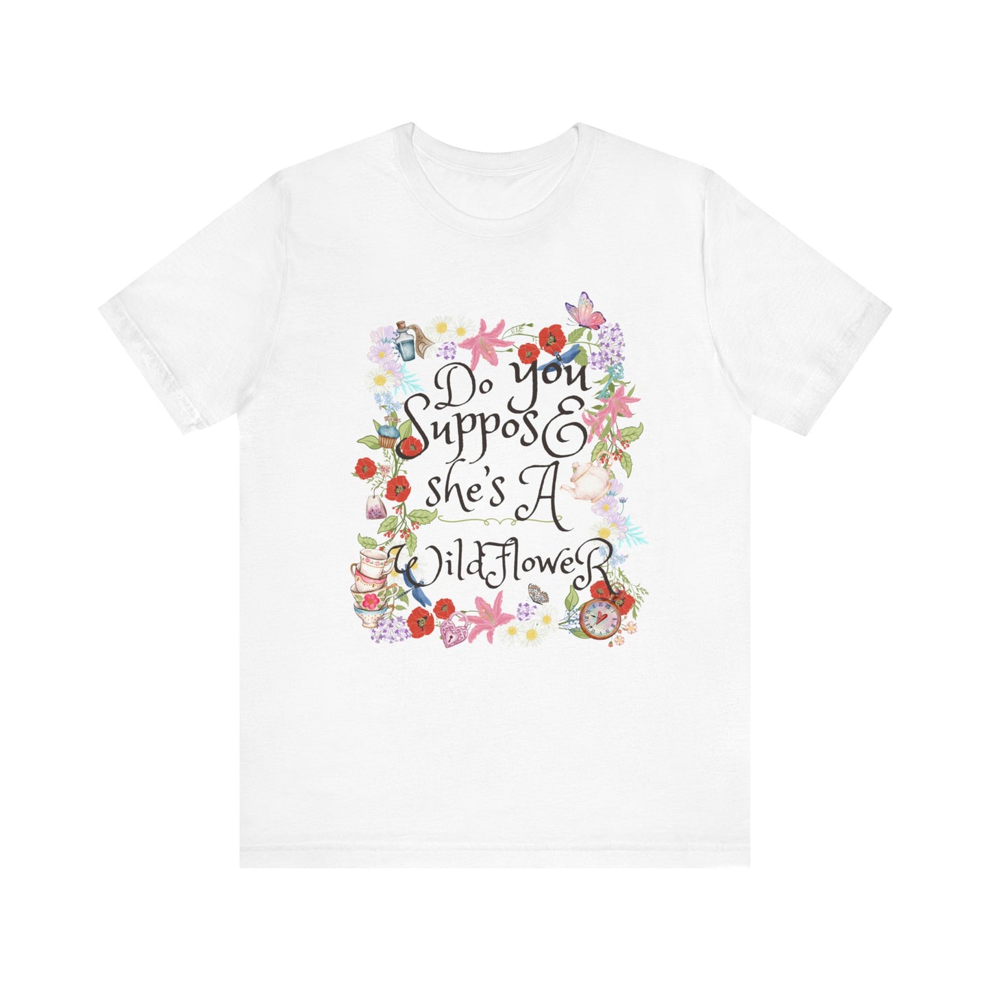 Wild flower Jersey Short Sleeve Tee