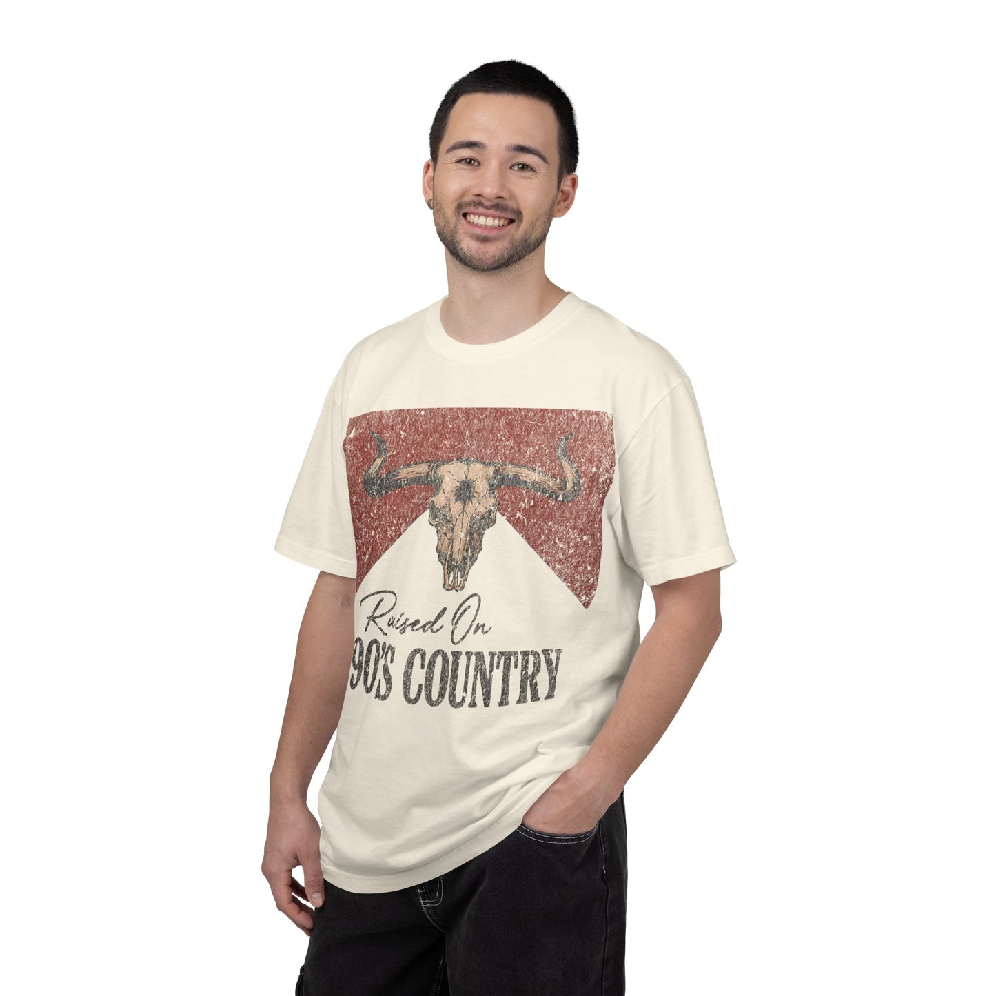 Raised On 90's Country T-Shirt — Vintage Longhorn Graphic Tee