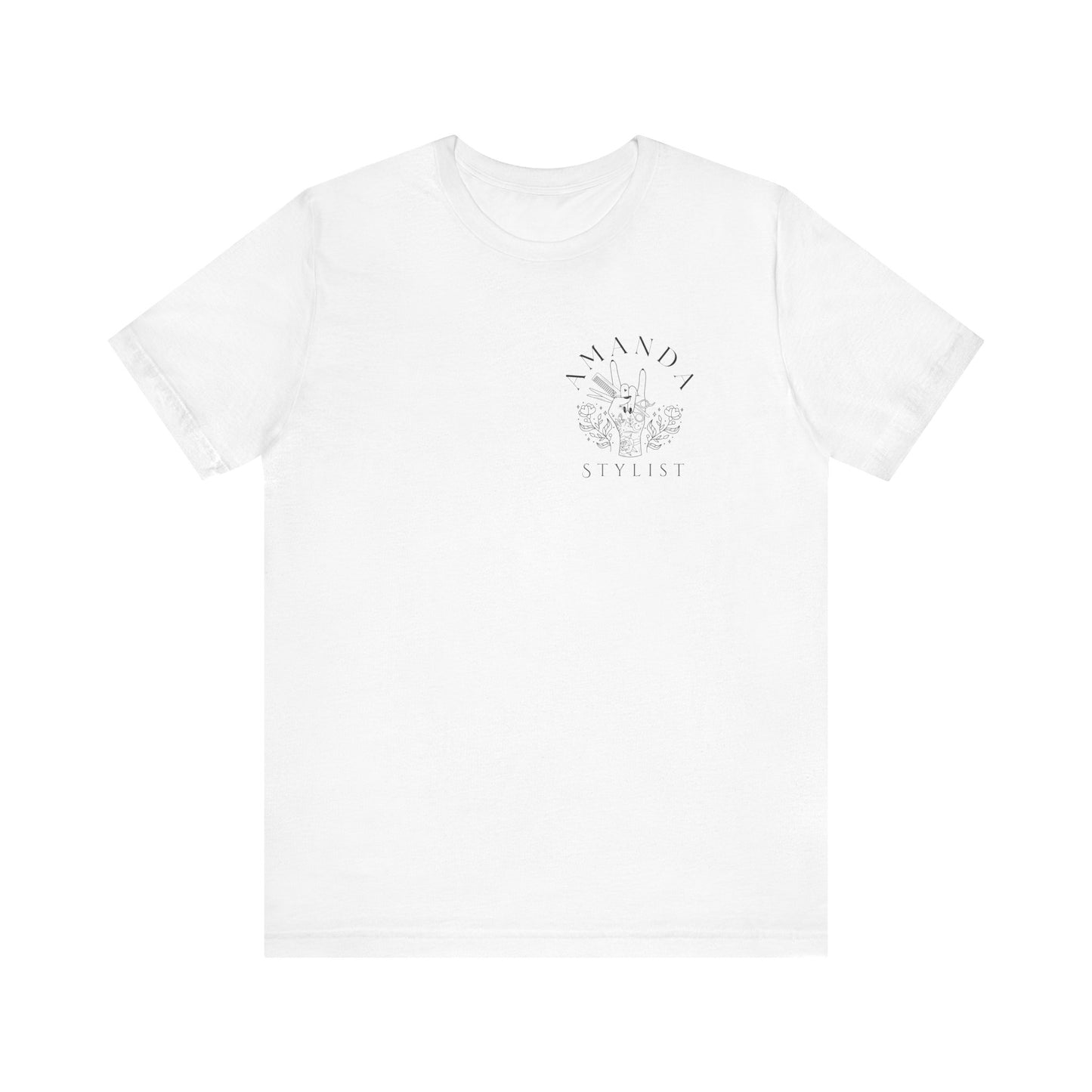 Custom name Hair Hustler Short Sleeve Tee