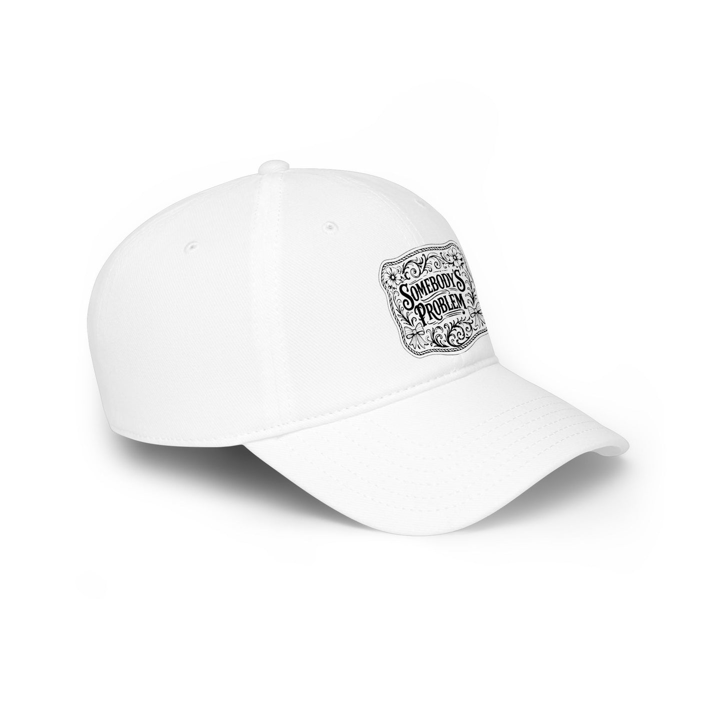 Somebody's Problem Baseball Cap - Vintage Western Embroidered Low Profile Hat