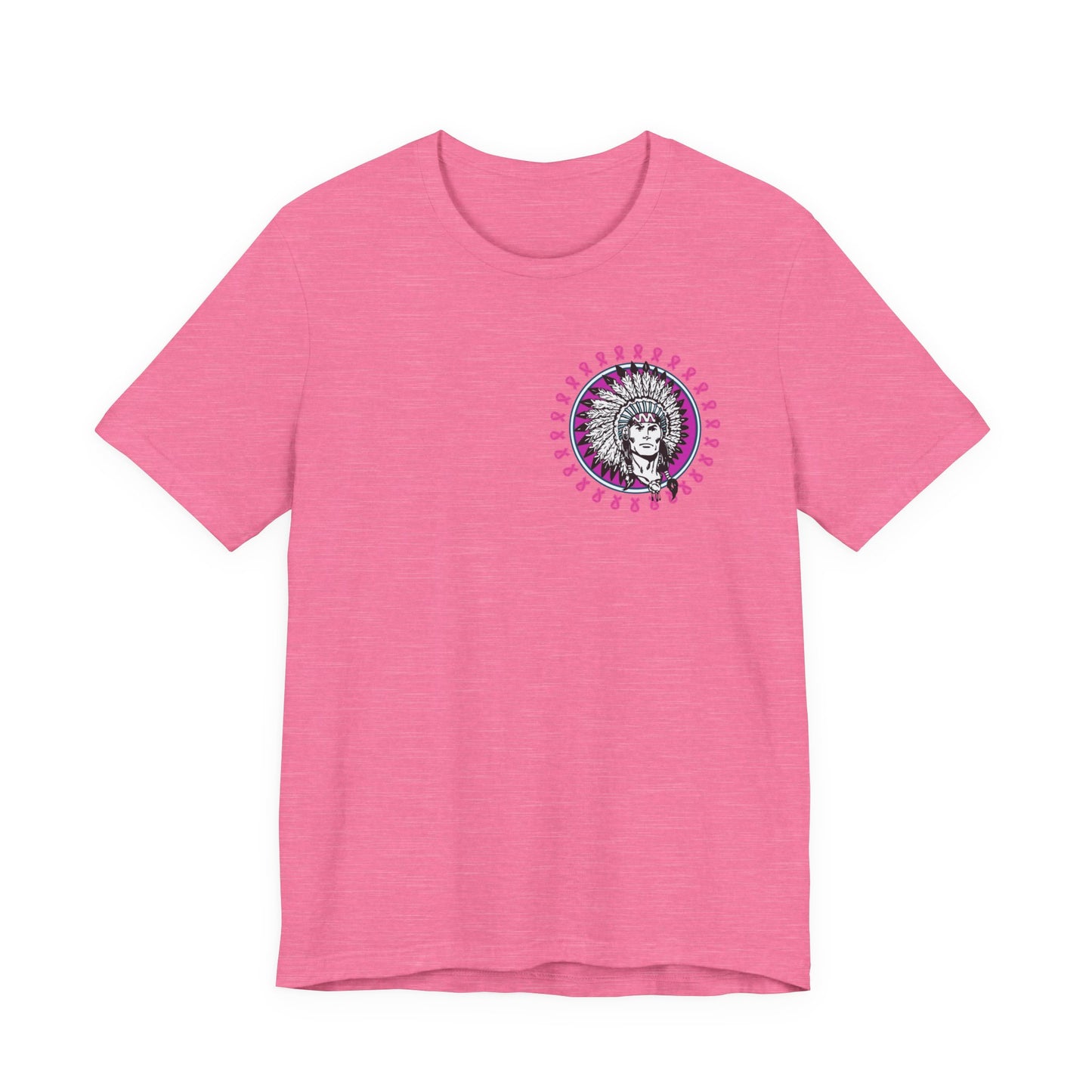 T-Shirt Jim Ned Indians Breast Cancer Awareness Support Tribe Shirt