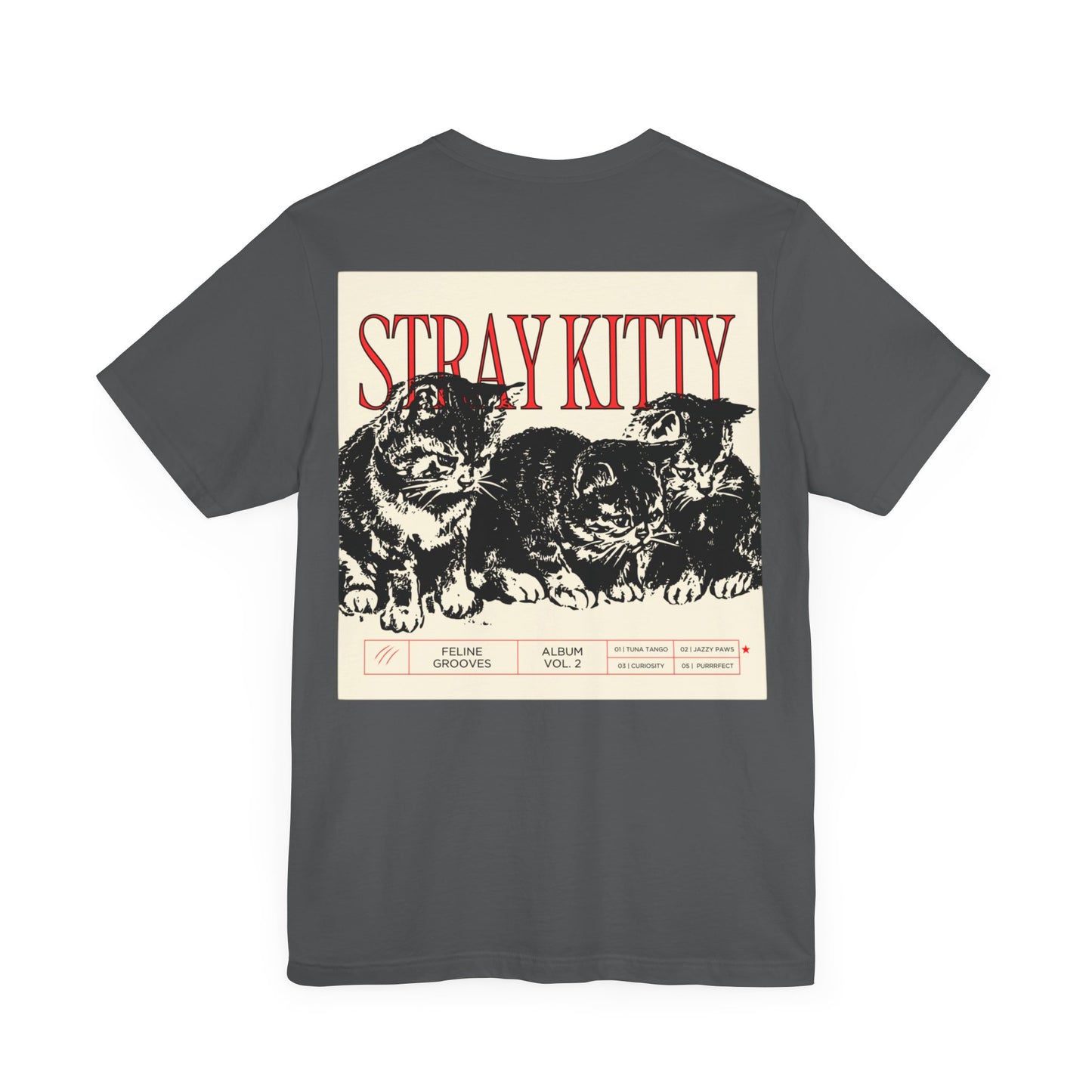 Stray kitty band tee