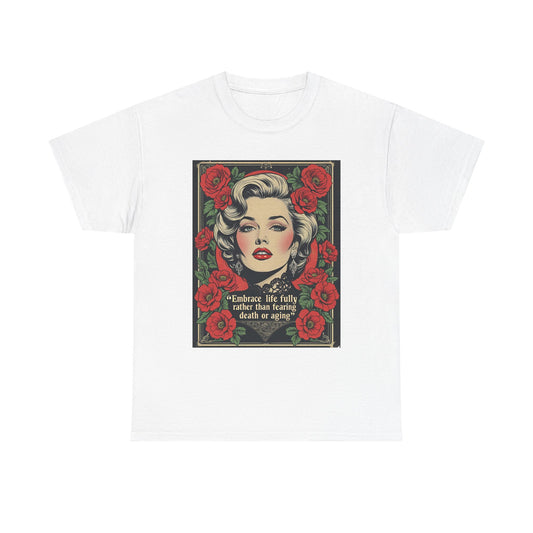 T-Shirt Day of the Dead Monroe Quote Roses