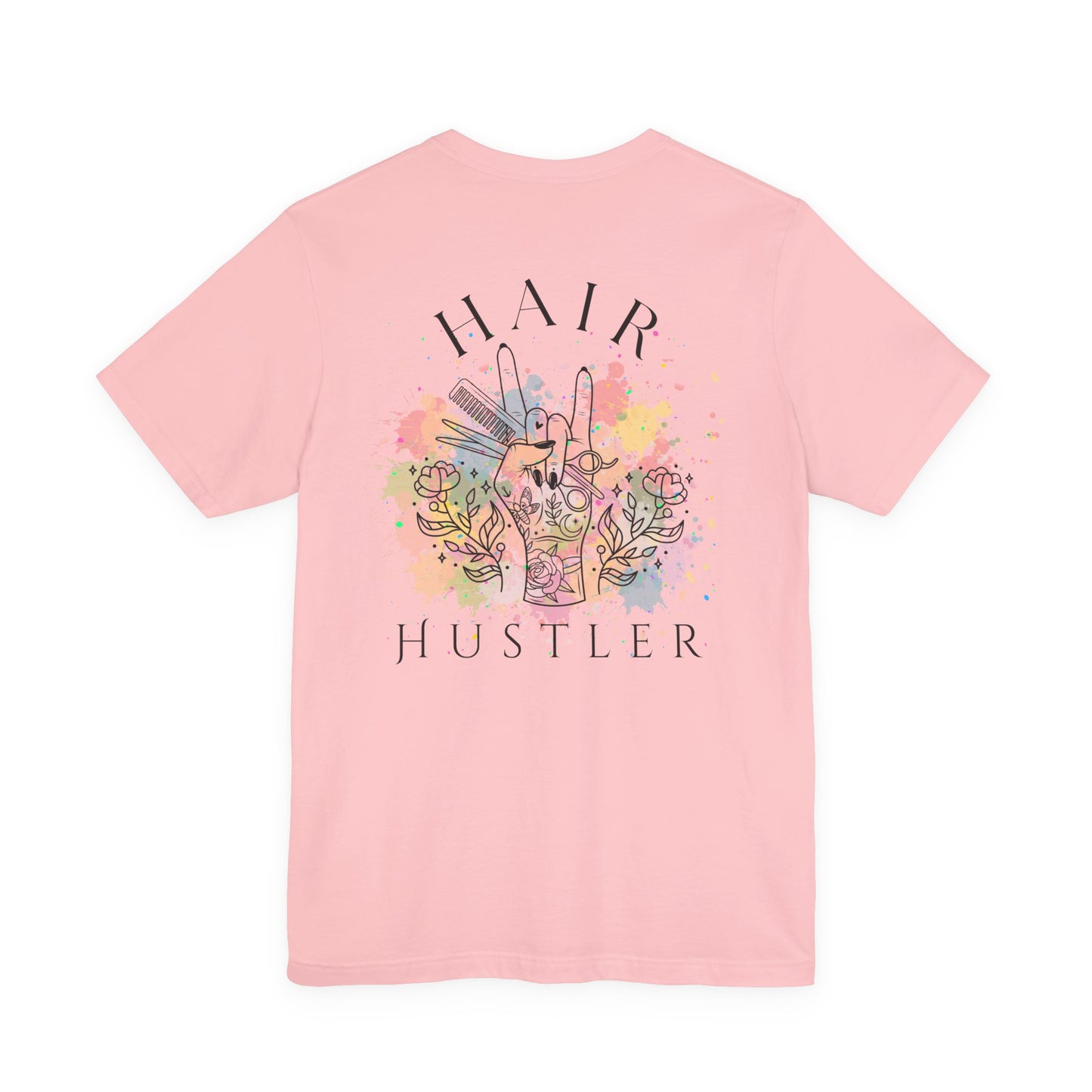 Custom name Hair Hustler Short Sleeve Tee