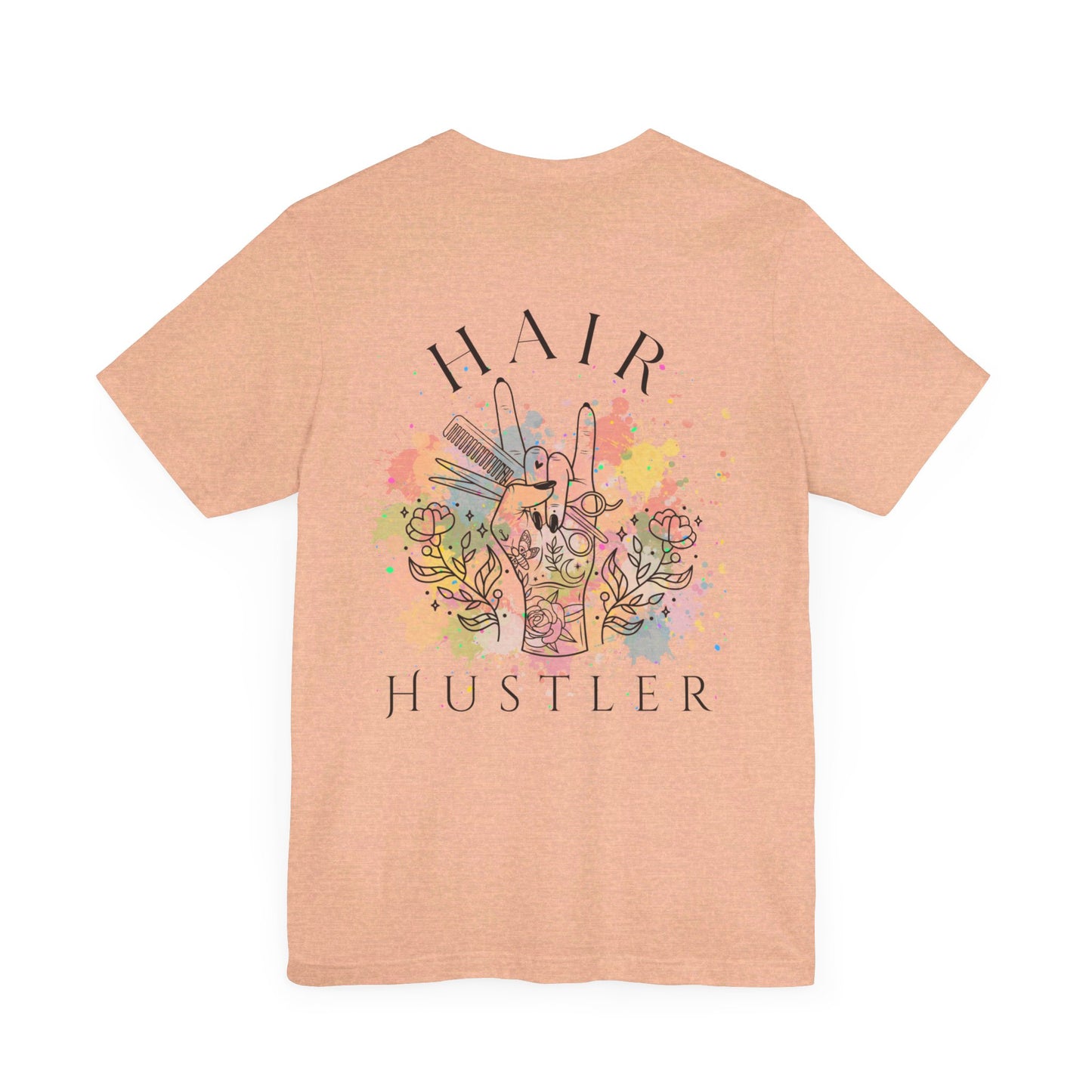 Custom name Hair Hustler Short Sleeve Tee