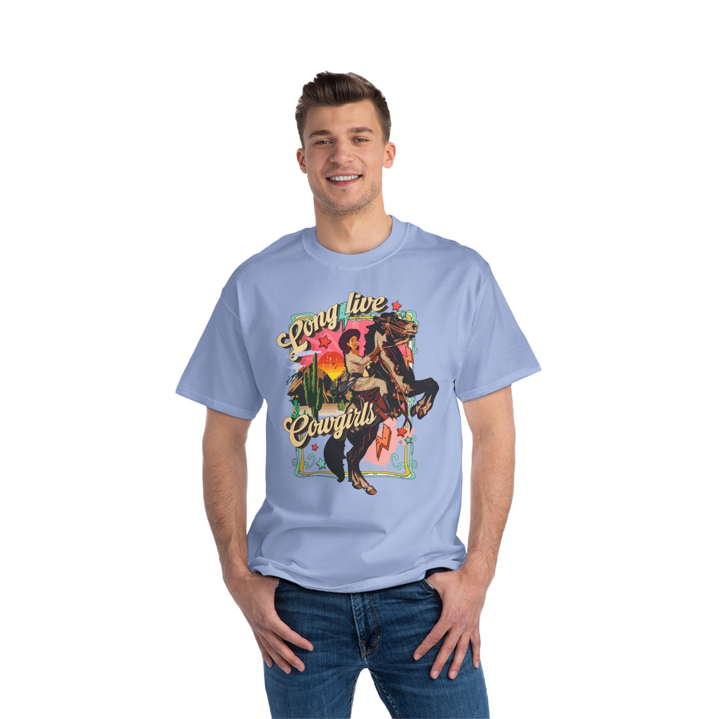 Long live cowgirls! Beefy-T®  Short-Sleeve T-Shirt